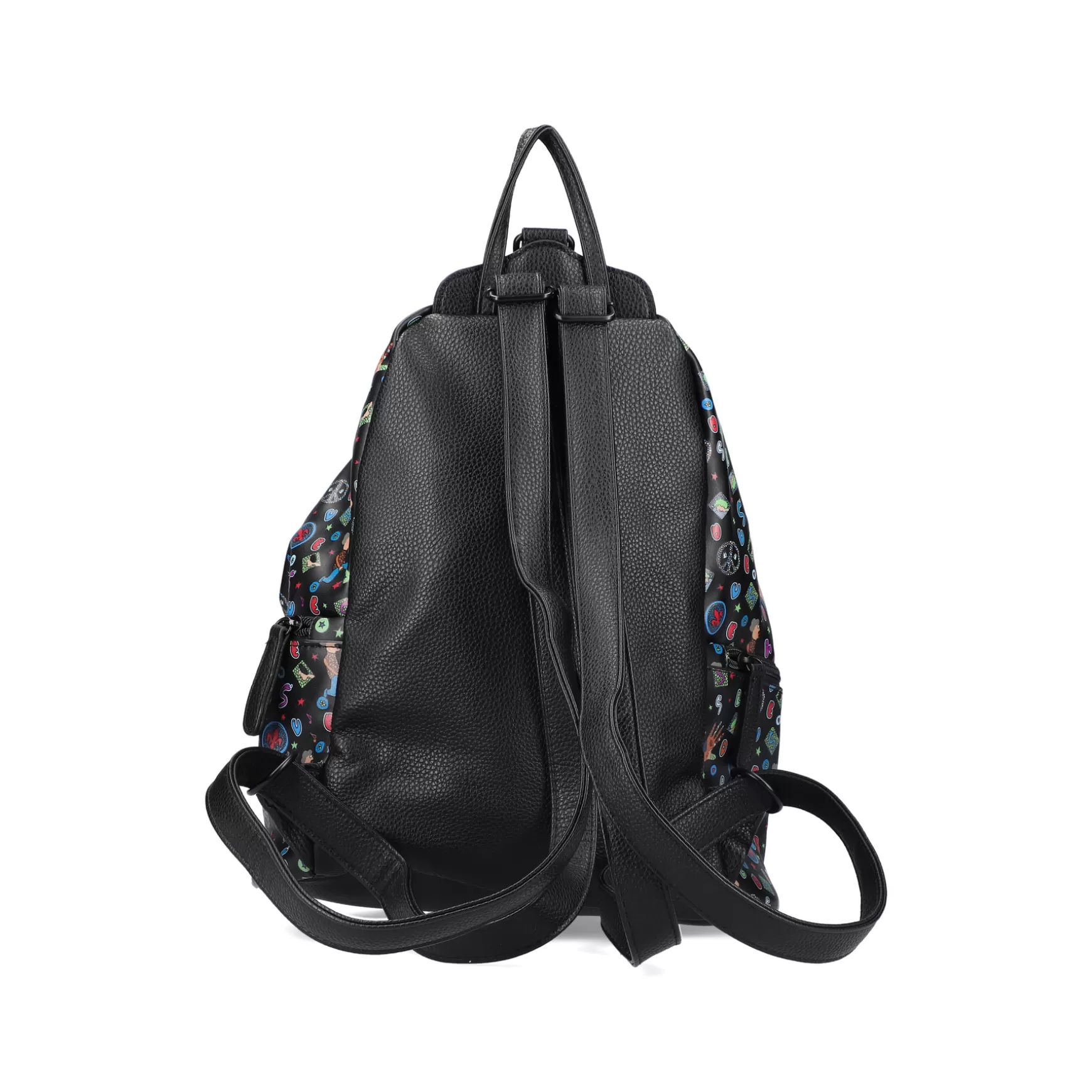 | Backpack Black Pattern-Rieker Cheap