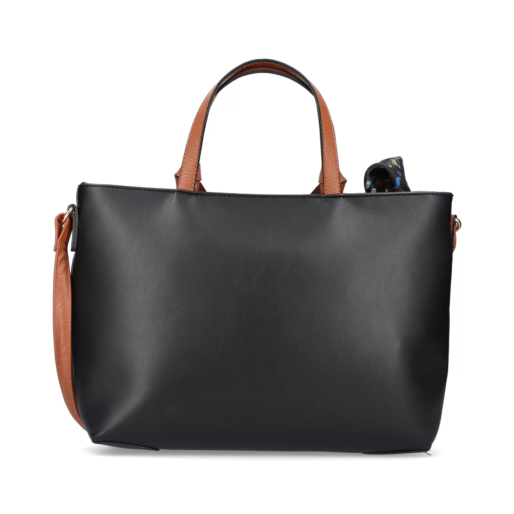 | Shopper Jet Black-Nougat Brown-Rieker Discount