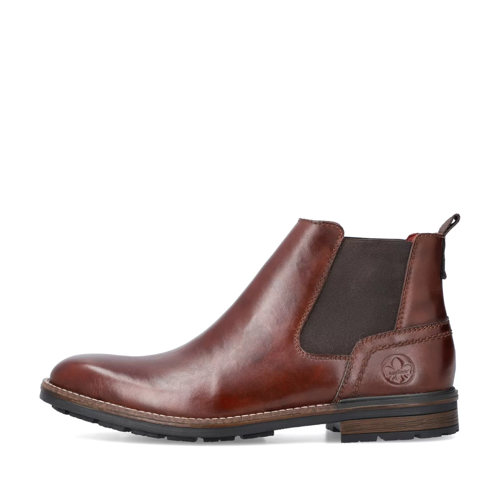 Men'S Chelsea Boots Chestnut Brown-Rieker Hot