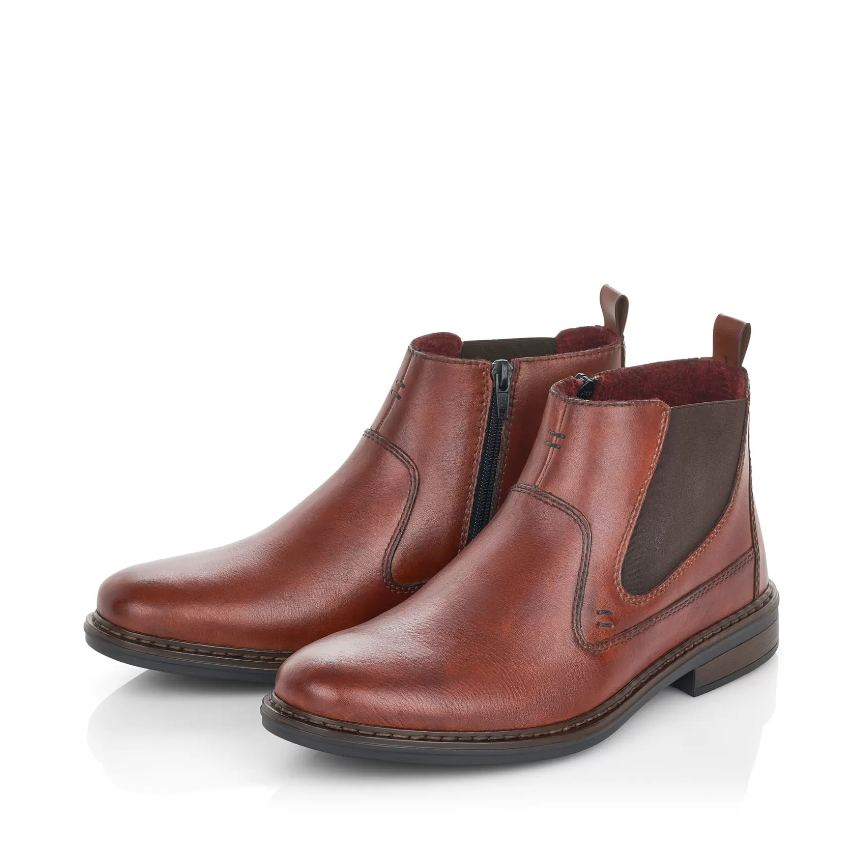 Men'S Chelsea Boots Coffee Brown-Rieker Best