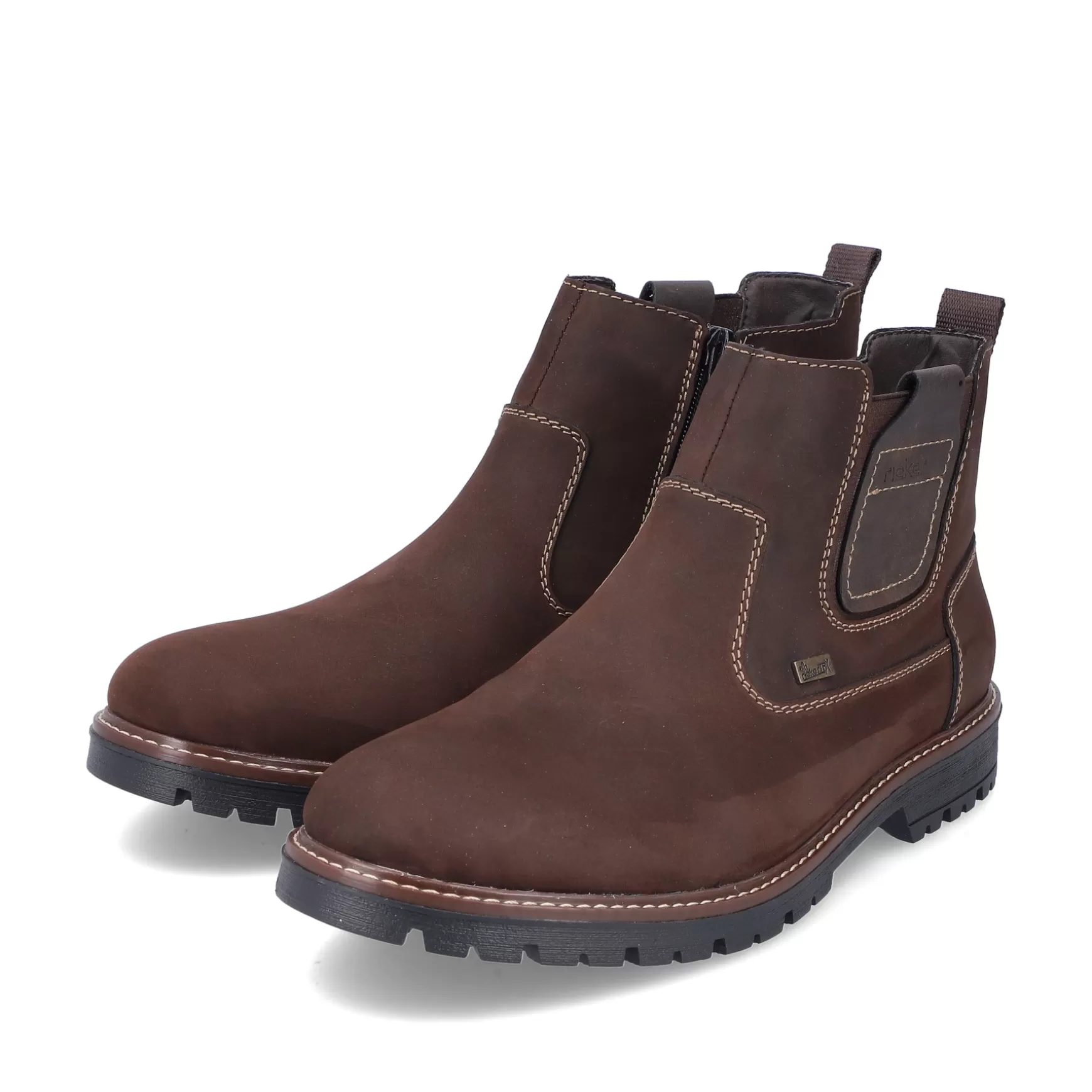 Men'S Chelsea Boots Forest Brown-Rieker Flash Sale