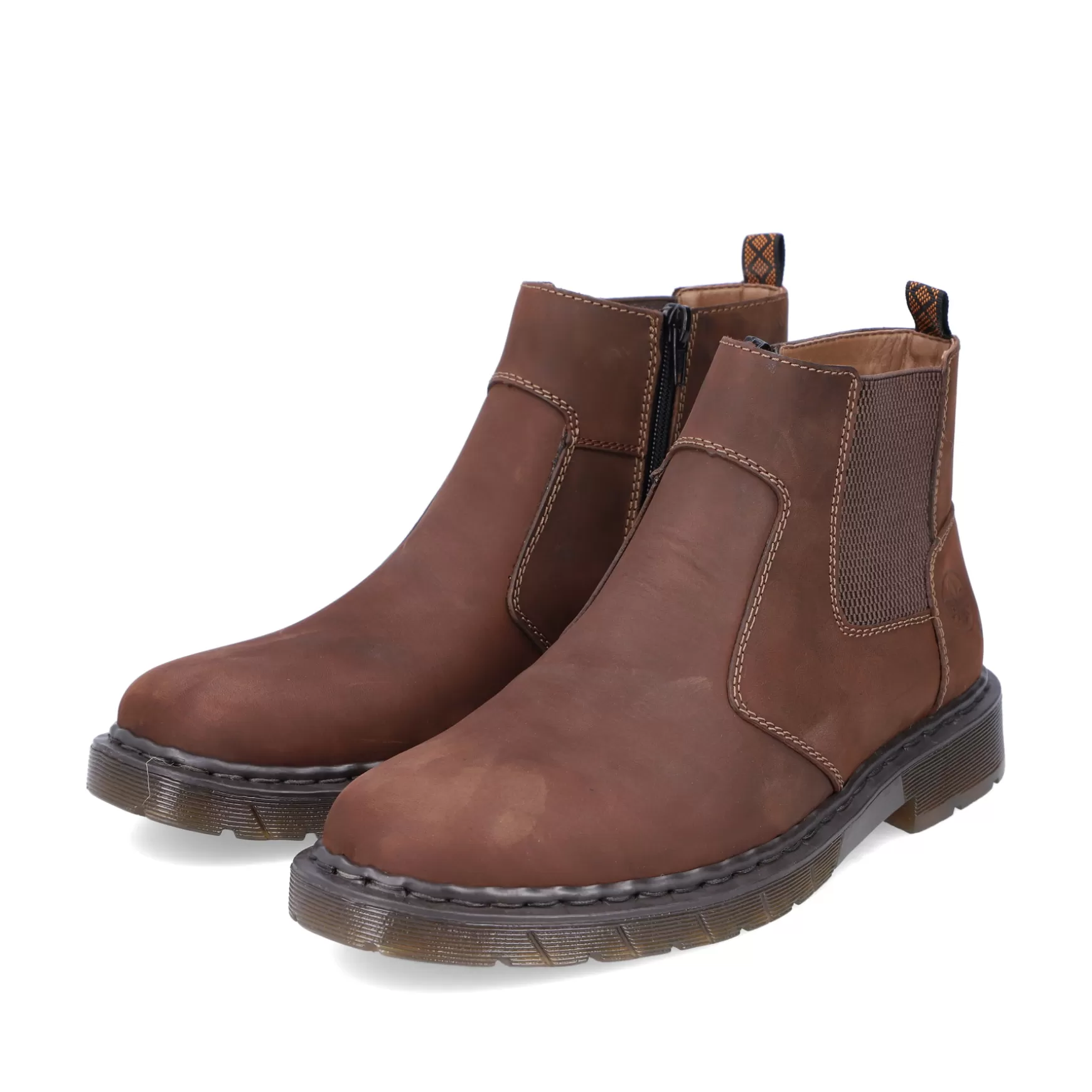 Men'S Chelsea Boots Nougat Brown-Rieker Cheap