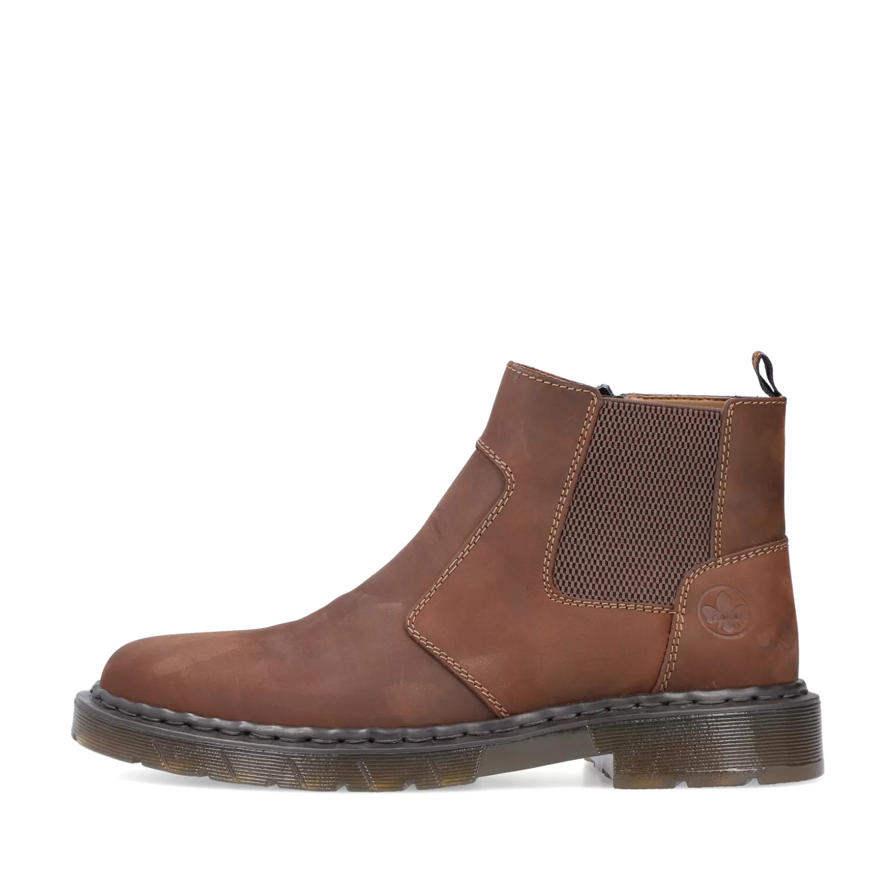 Men'S Chelsea Boots Nougat Brown-Rieker Cheap