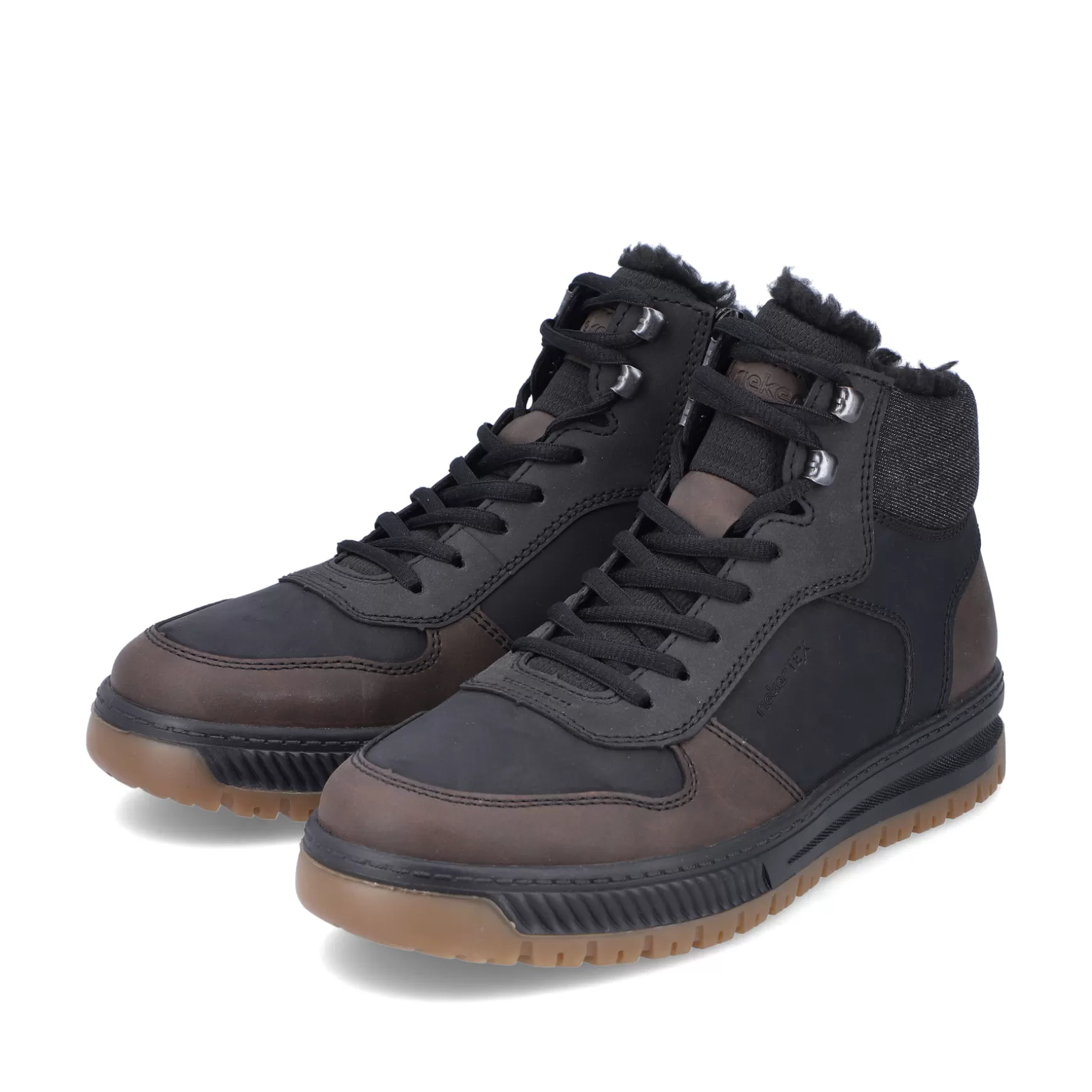 Men'S Corded Boots Asphalt Black-Rieker Online