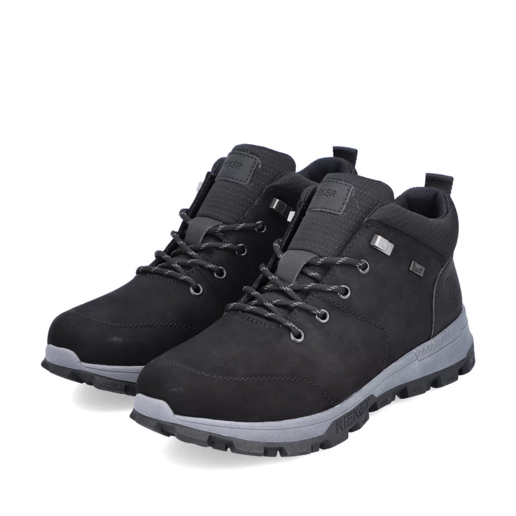 Men'S Corded Boots Asphalt Black-Rieker Best Sale