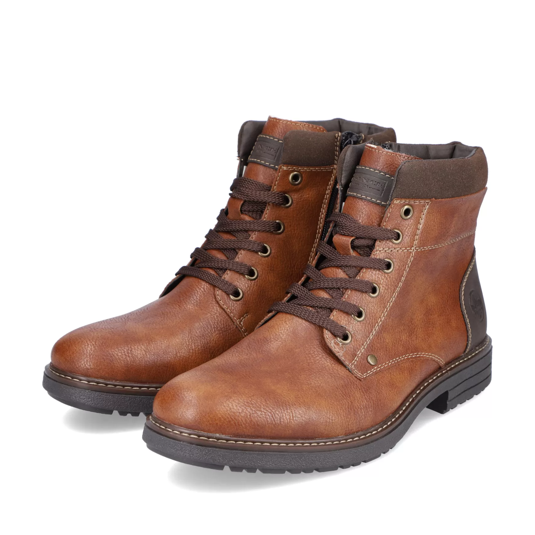 Men'S Corded Boots Caramel Brown-Rieker Cheap