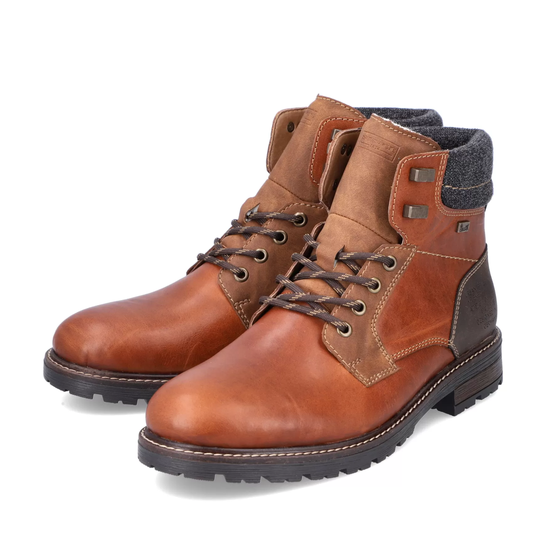 Men'S Corded Boots Caramel Brown-Rieker Sale