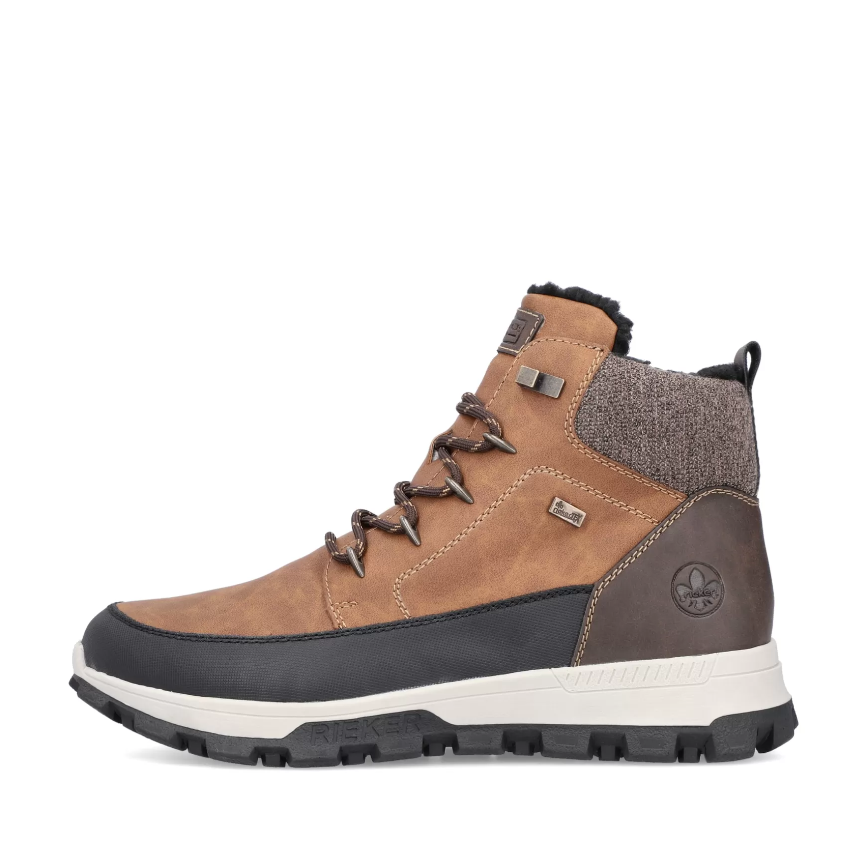 Men'S Corded Boots Caramel Brown-Rieker Fashion