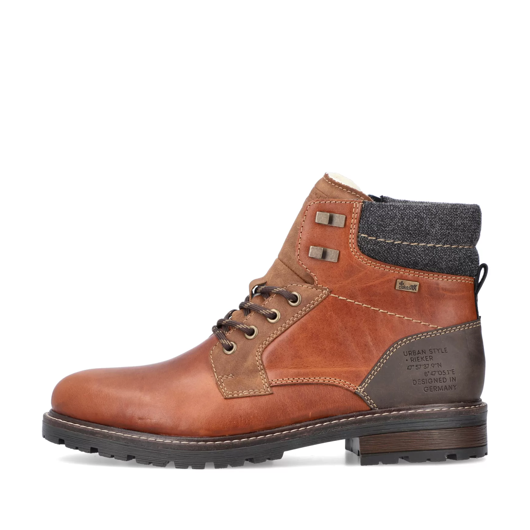 Men'S Corded Boots Caramel Brown-Rieker Sale