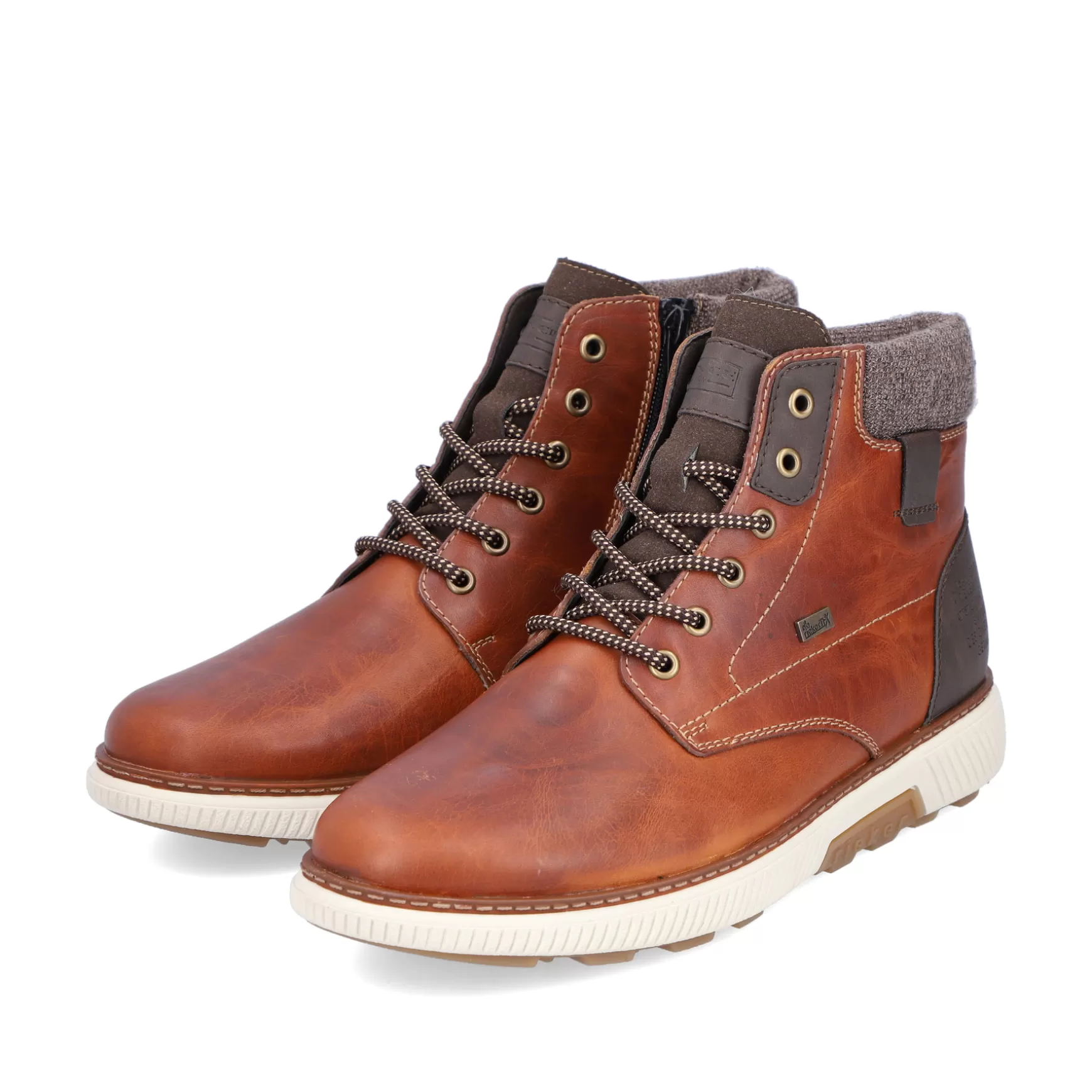 Men'S Corded Boots Caramel Brown-Rieker Fashion