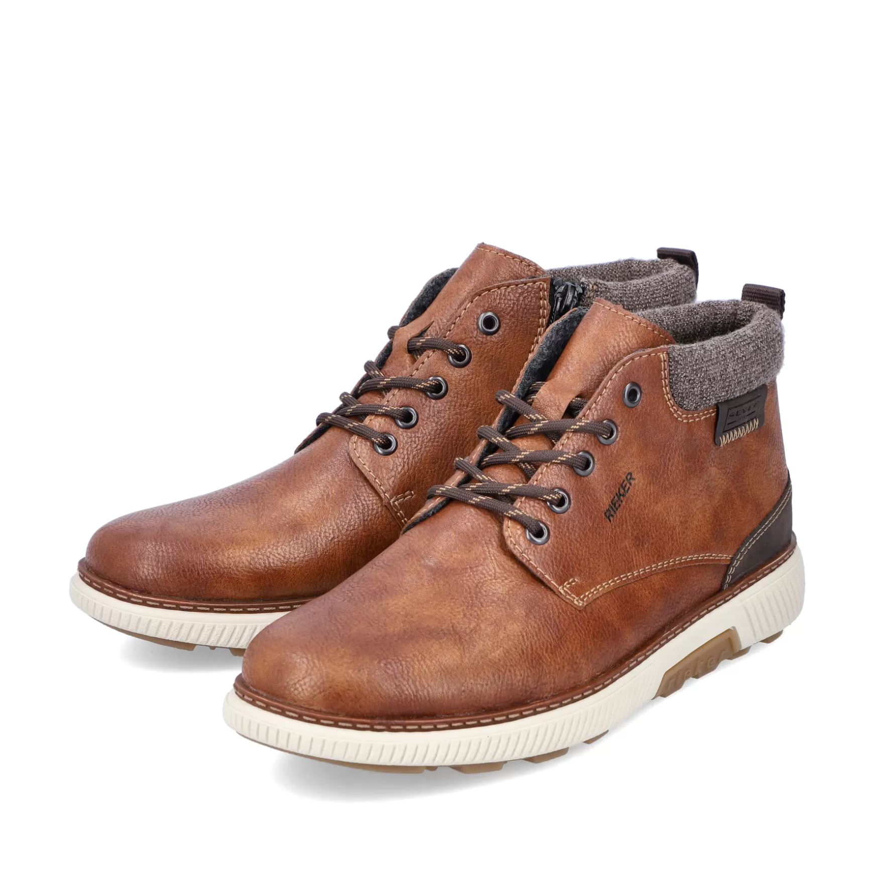 Men'S Corded Boots Chestnut Brown-Rieker Sale