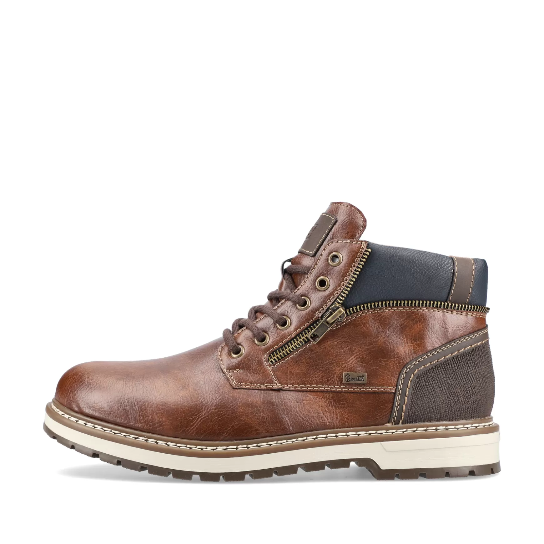 Men'S Corded Boots Chestnut Brown-Rieker Sale