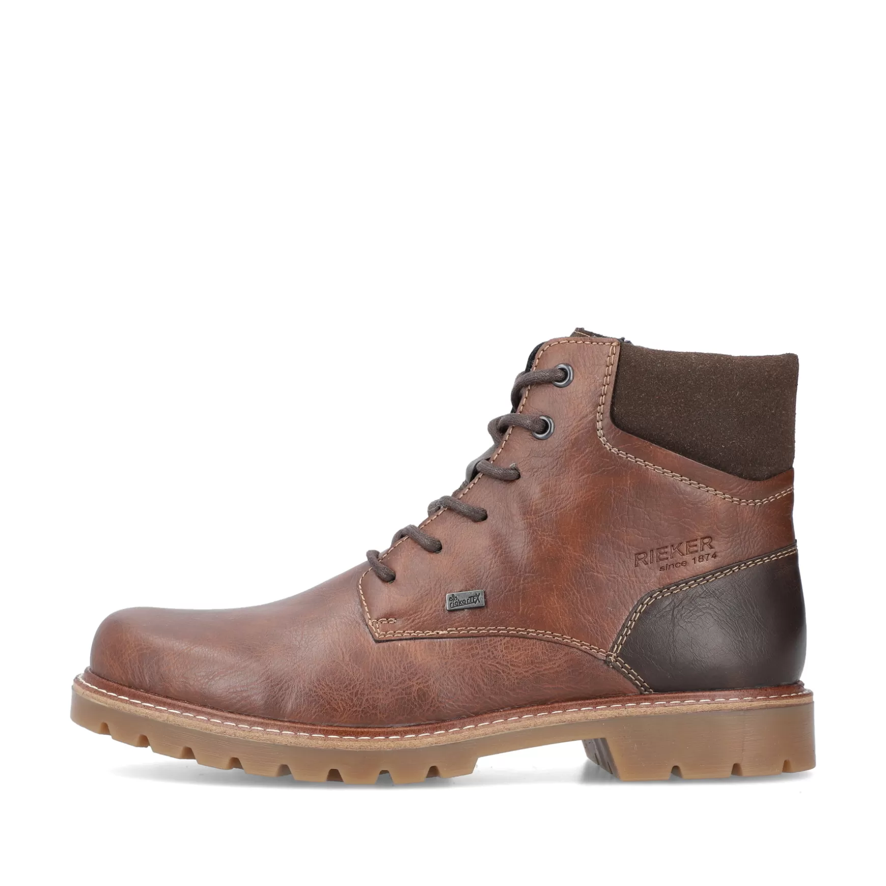 Men'S Corded Boots Chestnut Brown-Rieker Fashion