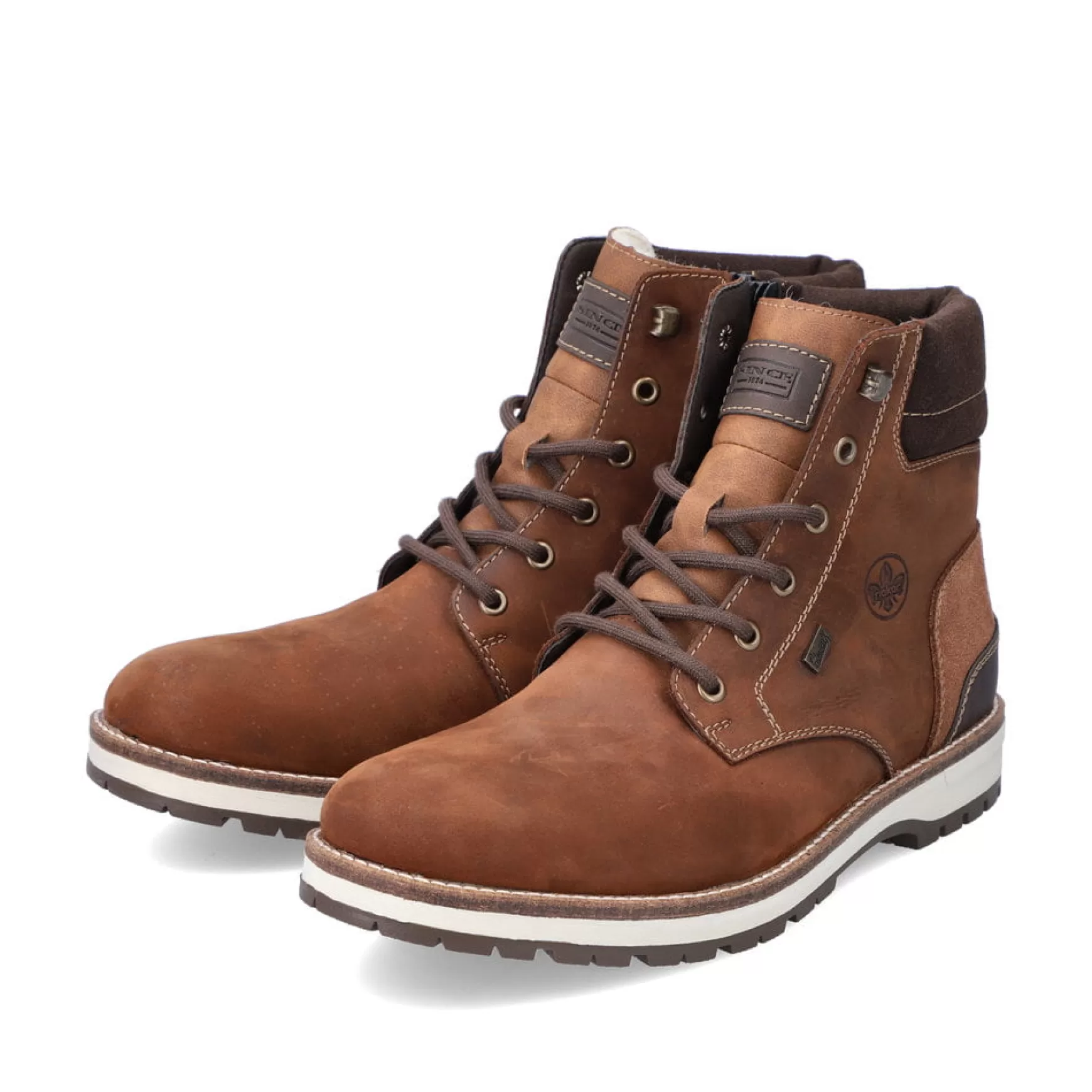 Men'S Corded Boots Chestnut Brown-Rieker Clearance