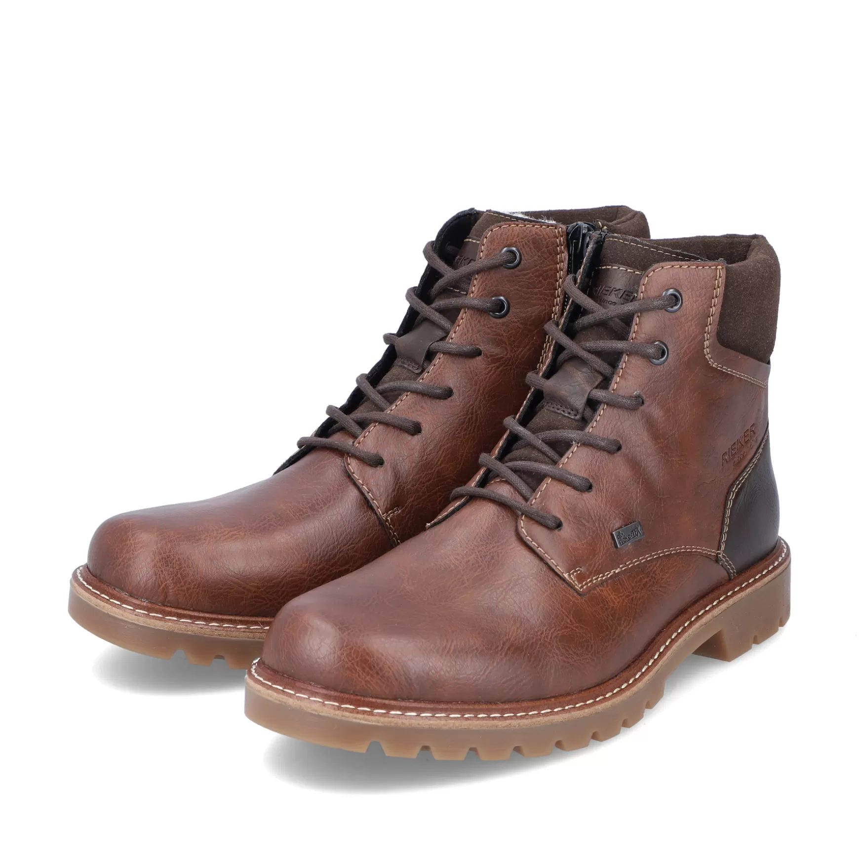 Men'S Corded Boots Chestnut Brown-Rieker Fashion