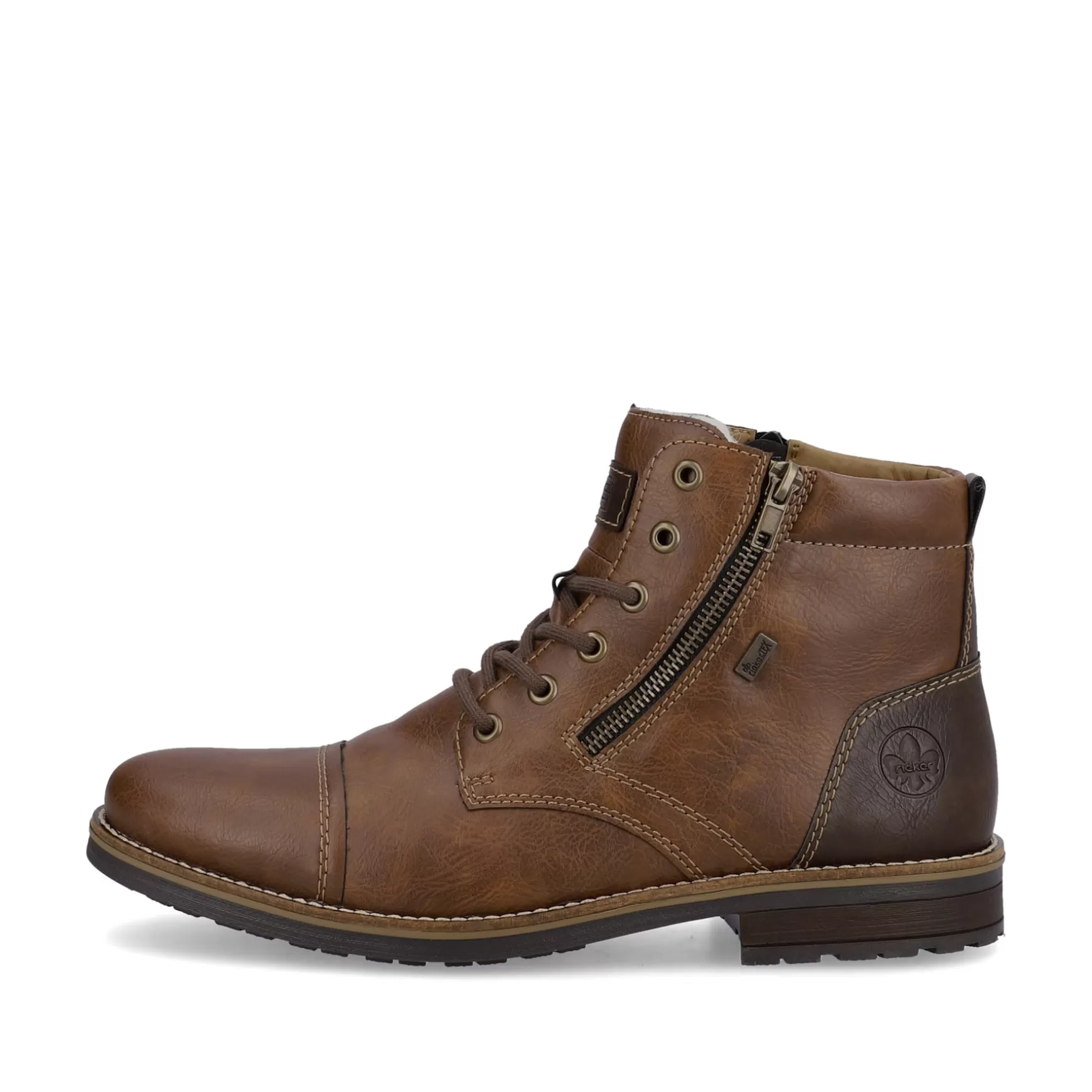 Men'S Corded Boots Chocolate Brown-Rieker Clearance