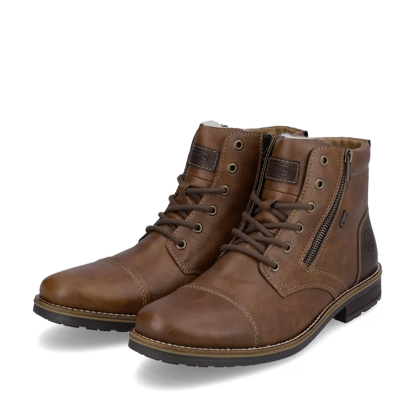 Men'S Corded Boots Chocolate Brown-Rieker Clearance