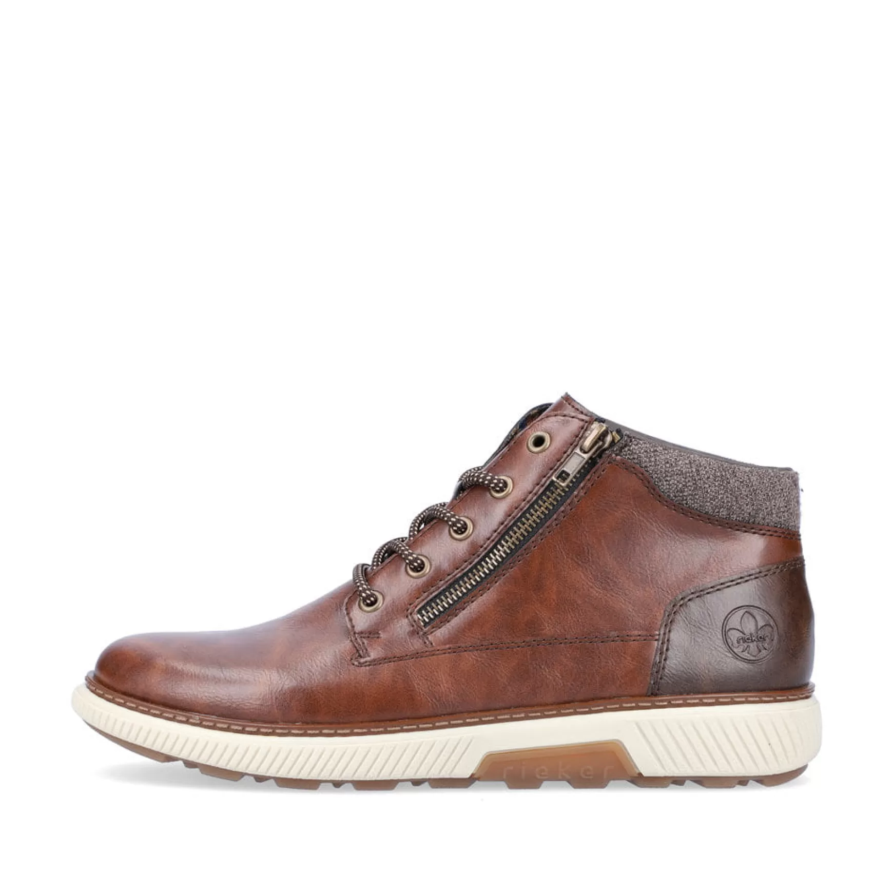 Men'S Corded Boots Coffee Brown-Rieker Hot