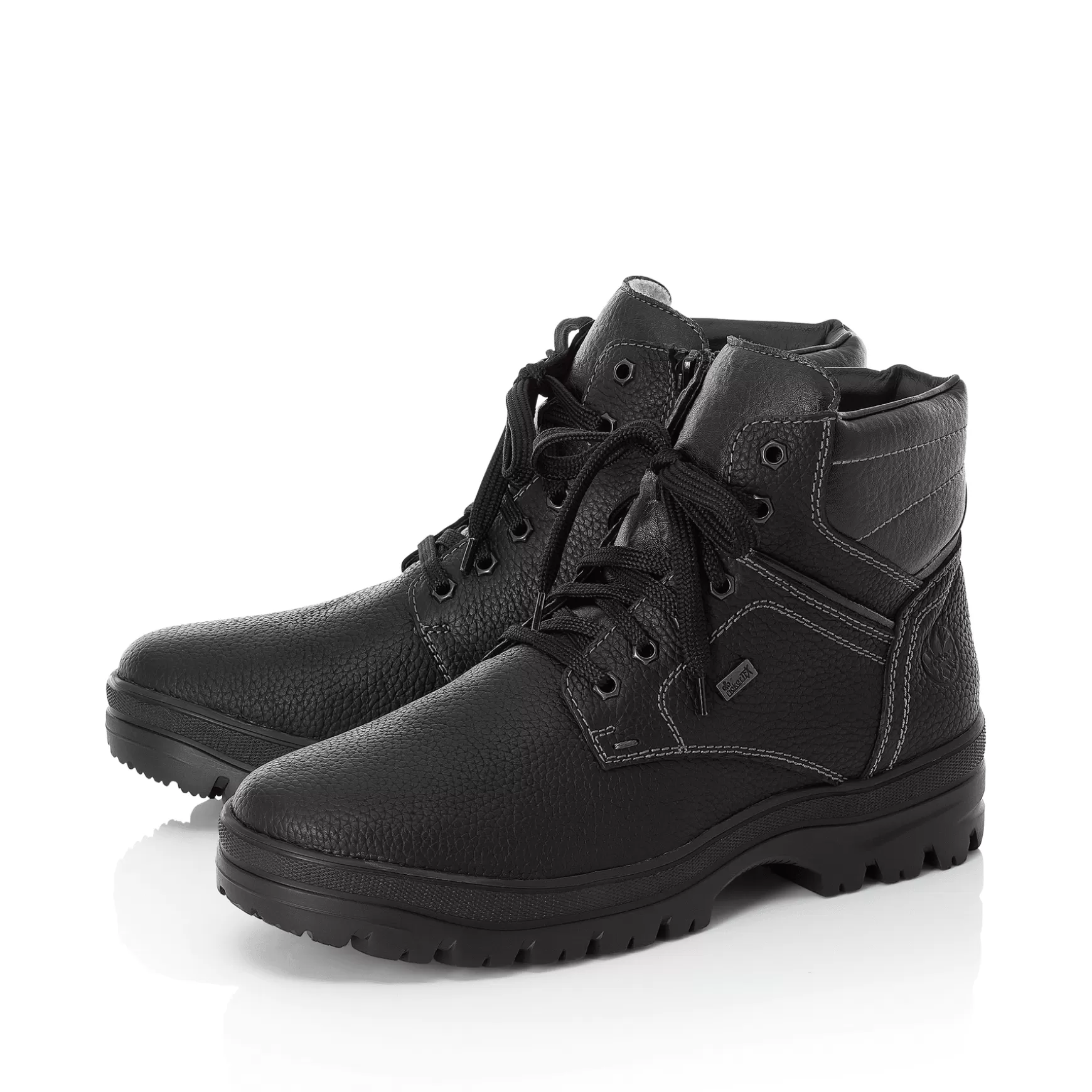 Men'S Corded Boots Deep Black-Rieker Sale