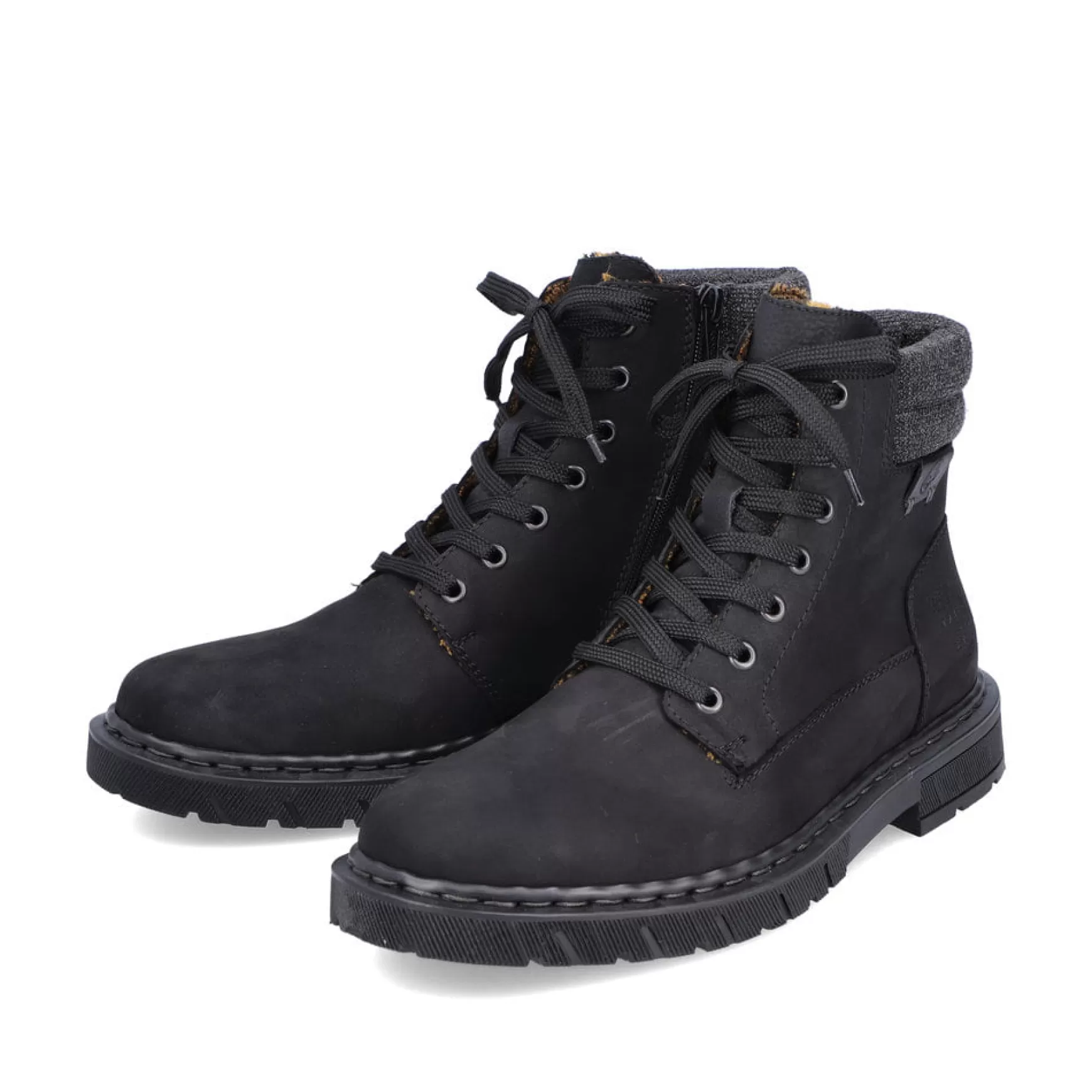 Men'S Corded Boots Deep Black-Rieker Online