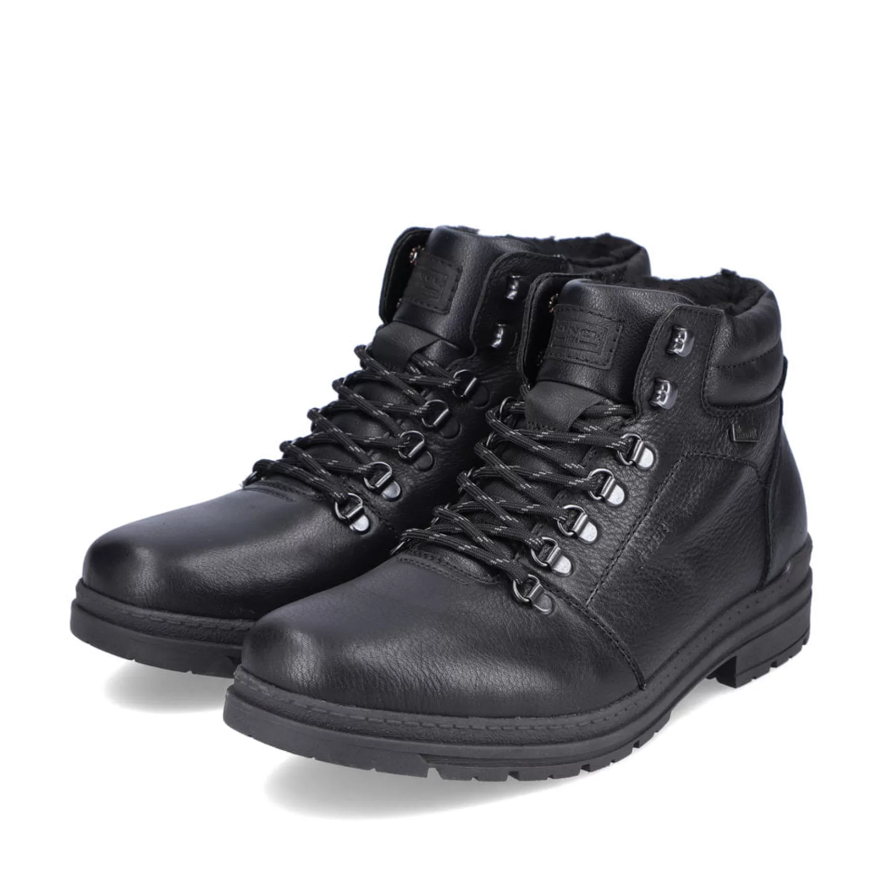 Men'S Corded Boots, Glossy Black-Rieker Online