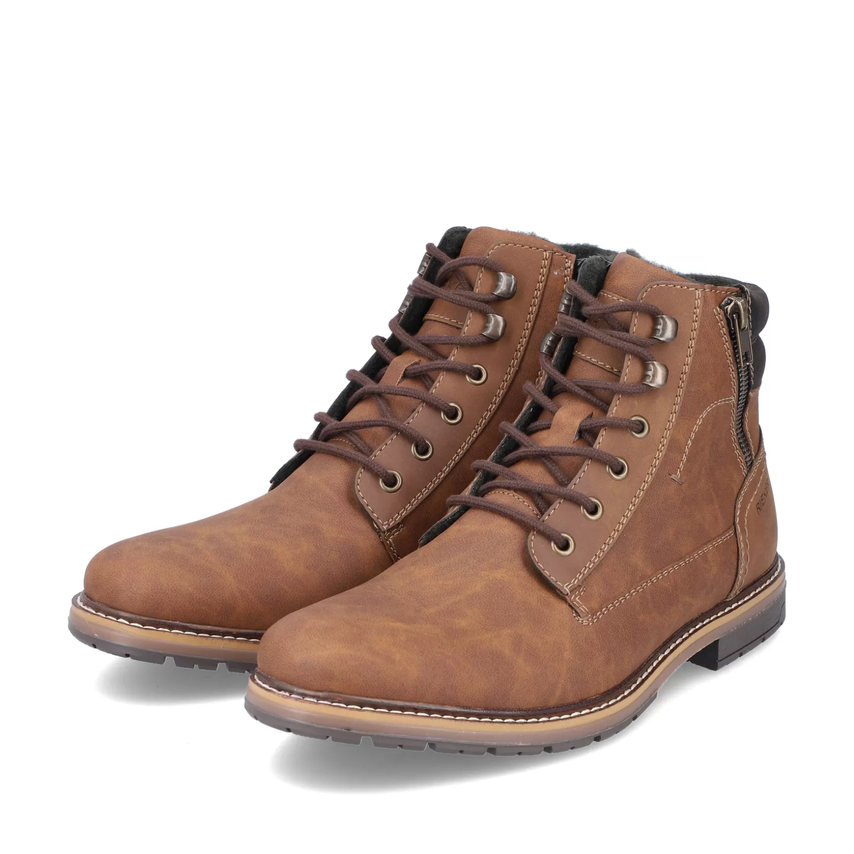 Men'S Corded Boots Light Brown-Rieker Discount