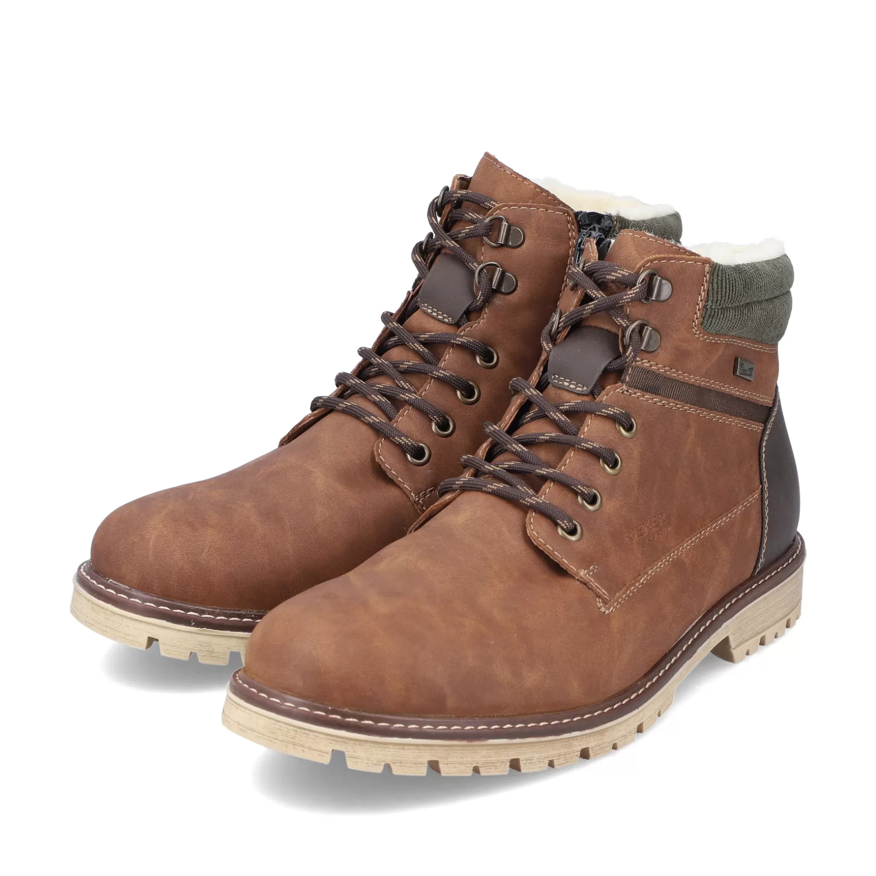 Men'S Corded Boots Light Brown-Rieker Shop