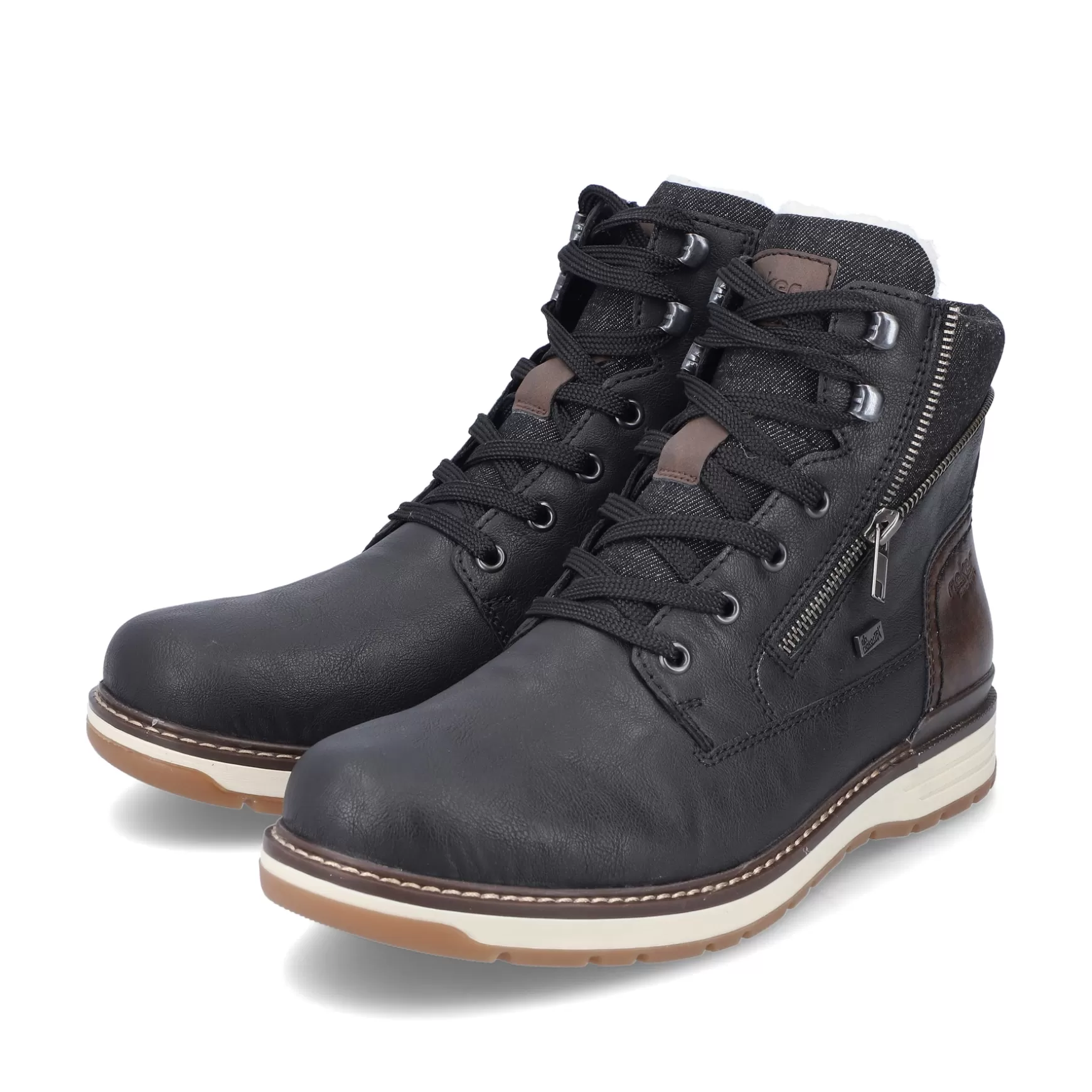 Men'S Corded Boots Night Black-Rieker Flash Sale