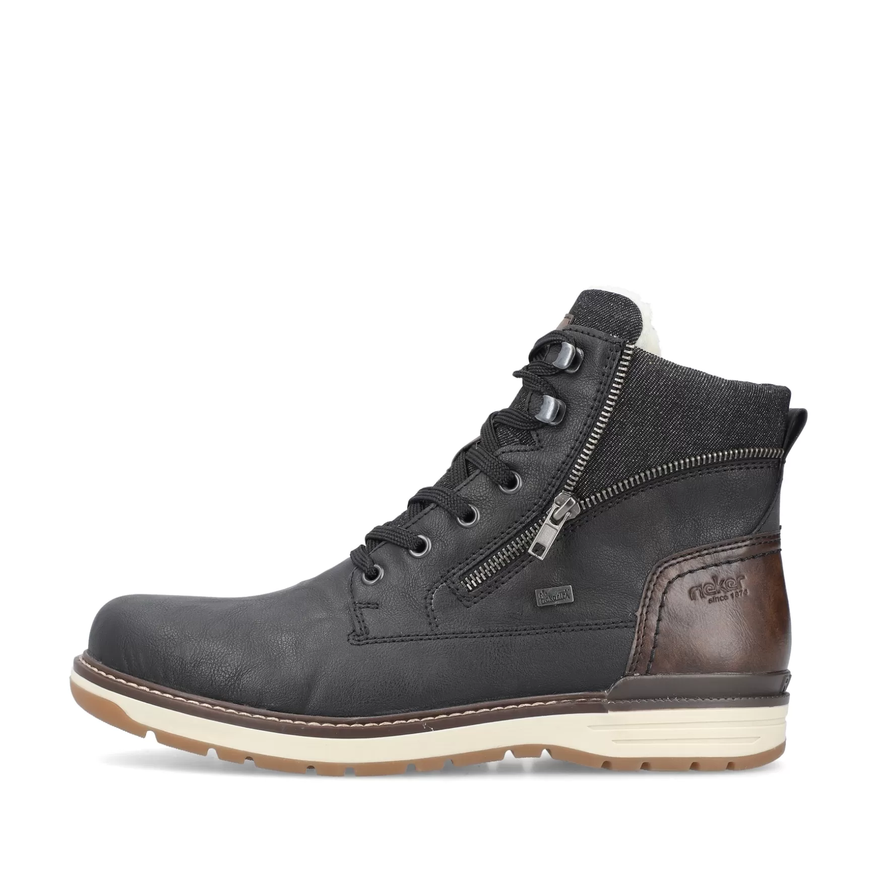 Men'S Corded Boots Night Black-Rieker Flash Sale