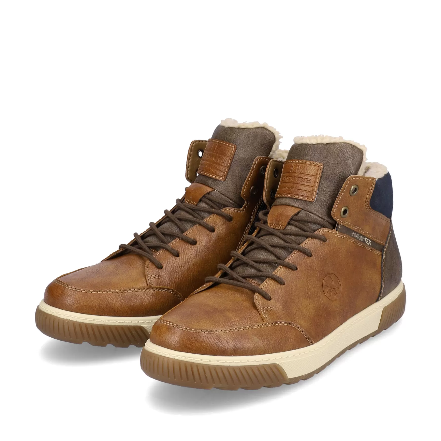 Men'S Corded Boots Nougat Brown-Rieker Outlet