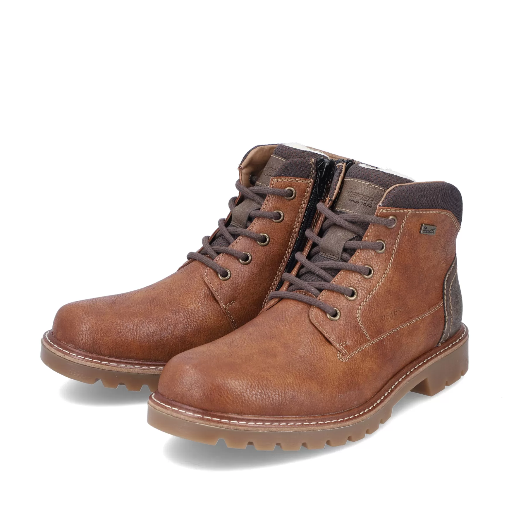 Men'S Corded Boots Nougat Brown-Rieker Sale