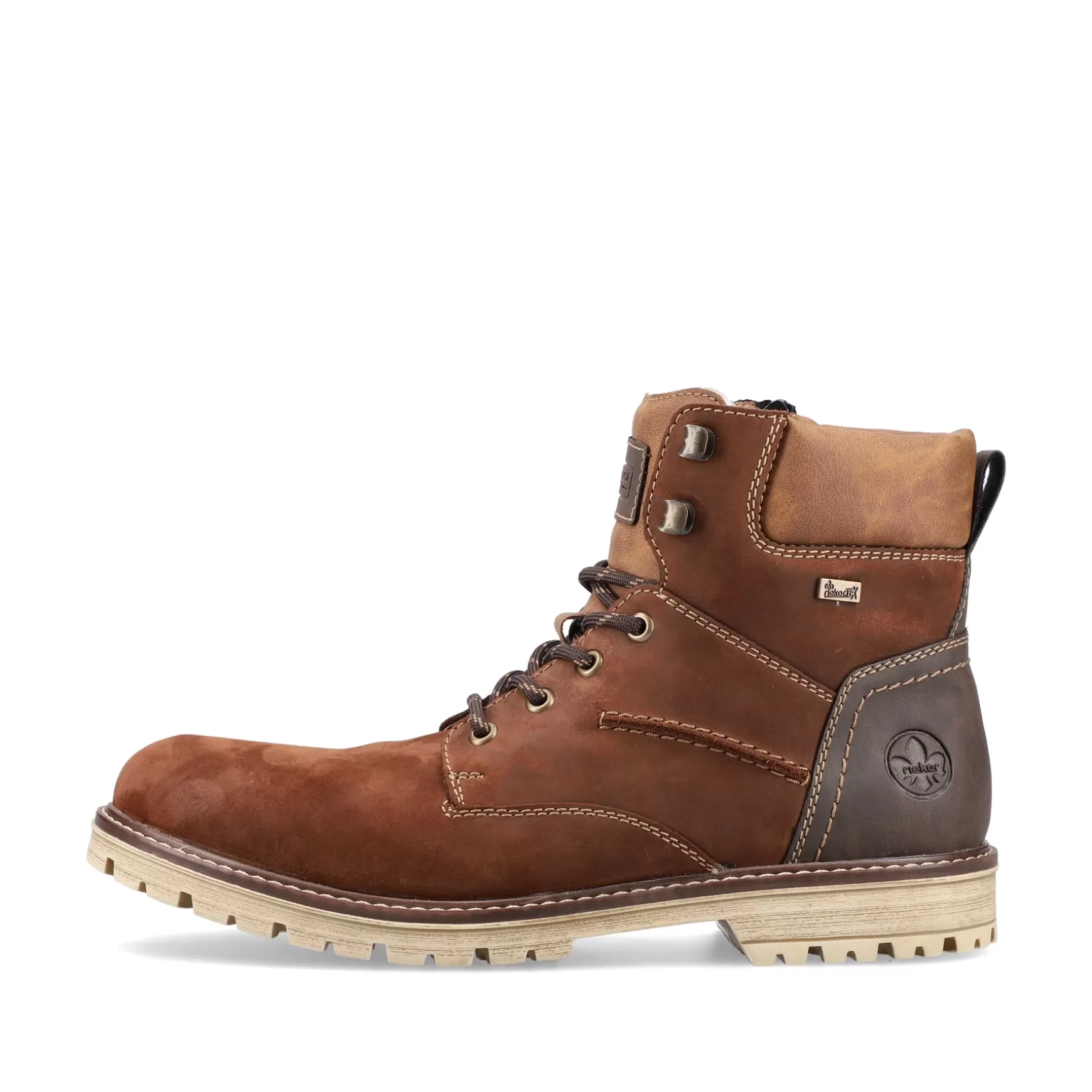 Men'S Corded Boots Nougat Brown-Rieker Clearance