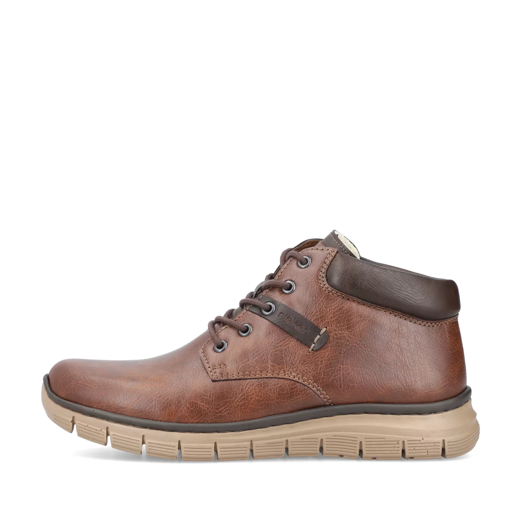 Men'S Corded Boots, Nut Brown-Rieker Clearance