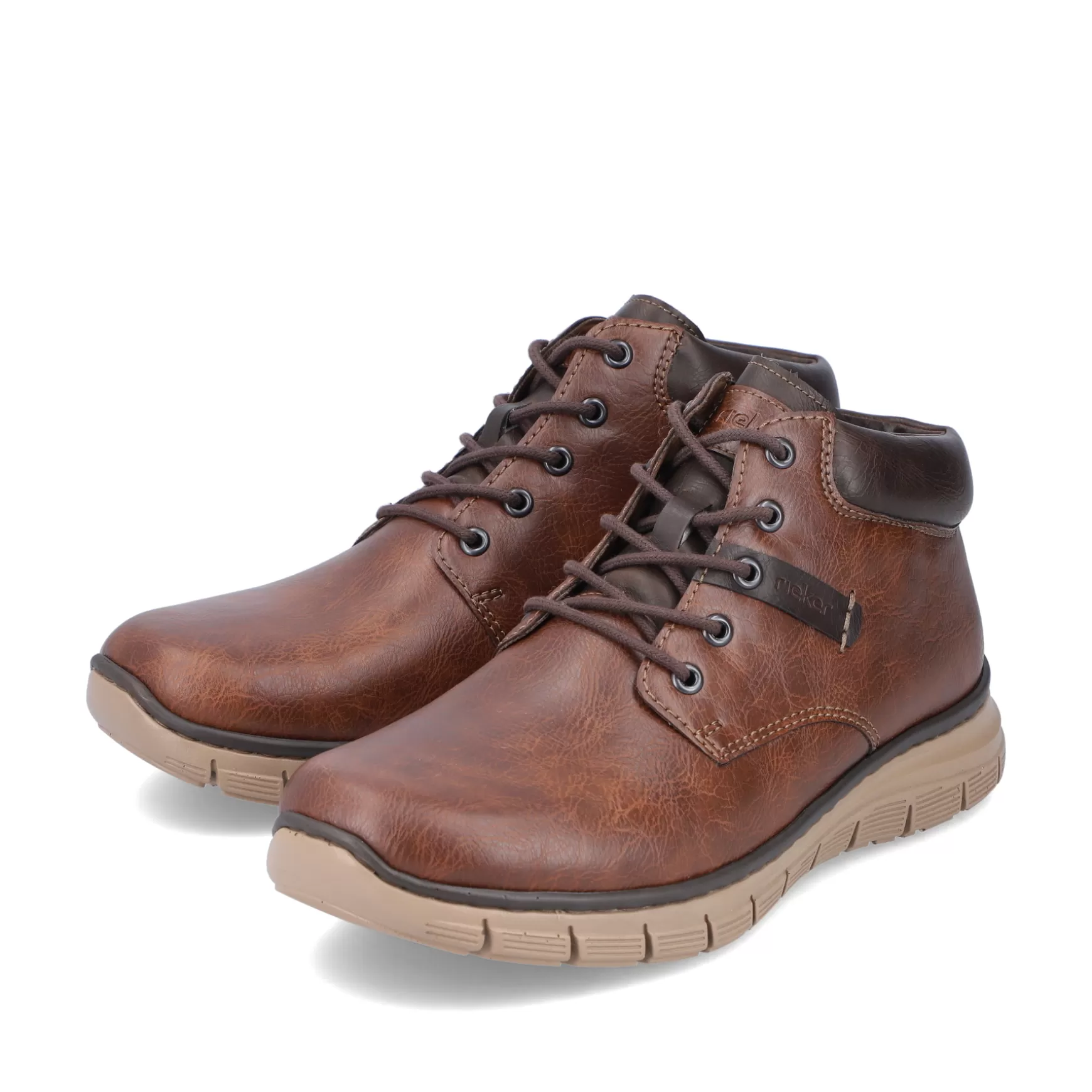 Men'S Corded Boots, Nut Brown-Rieker Clearance