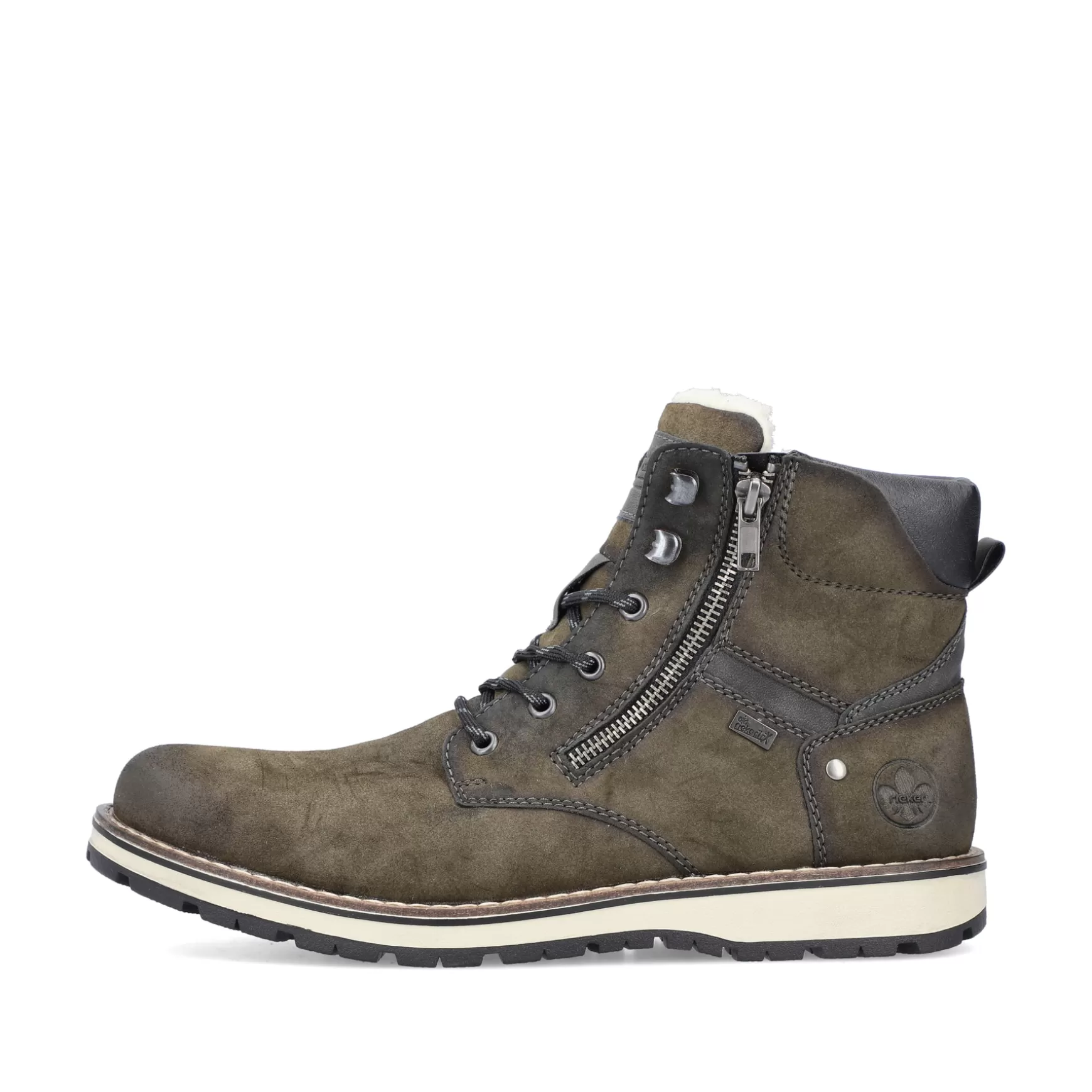 Men'S Corded Boots Olive Green-Rieker Store