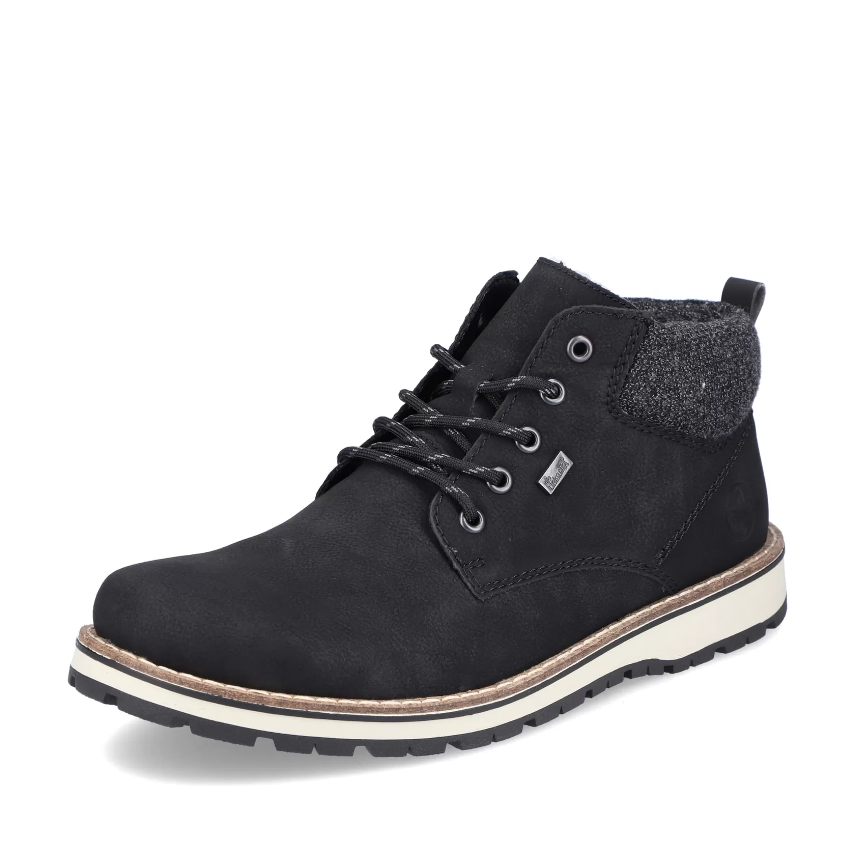 Men'S Corded Boots Urban Black-Rieker Hot