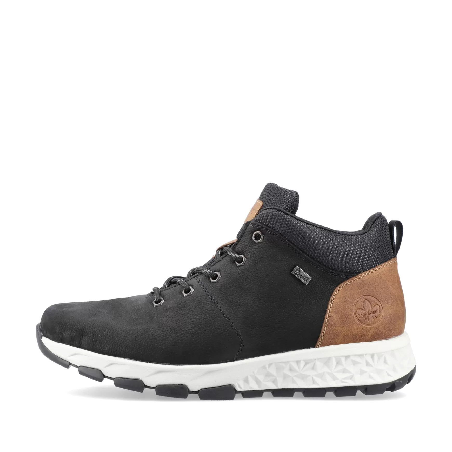 Men'S High Sneaker Black-Brown-Rieker Clearance