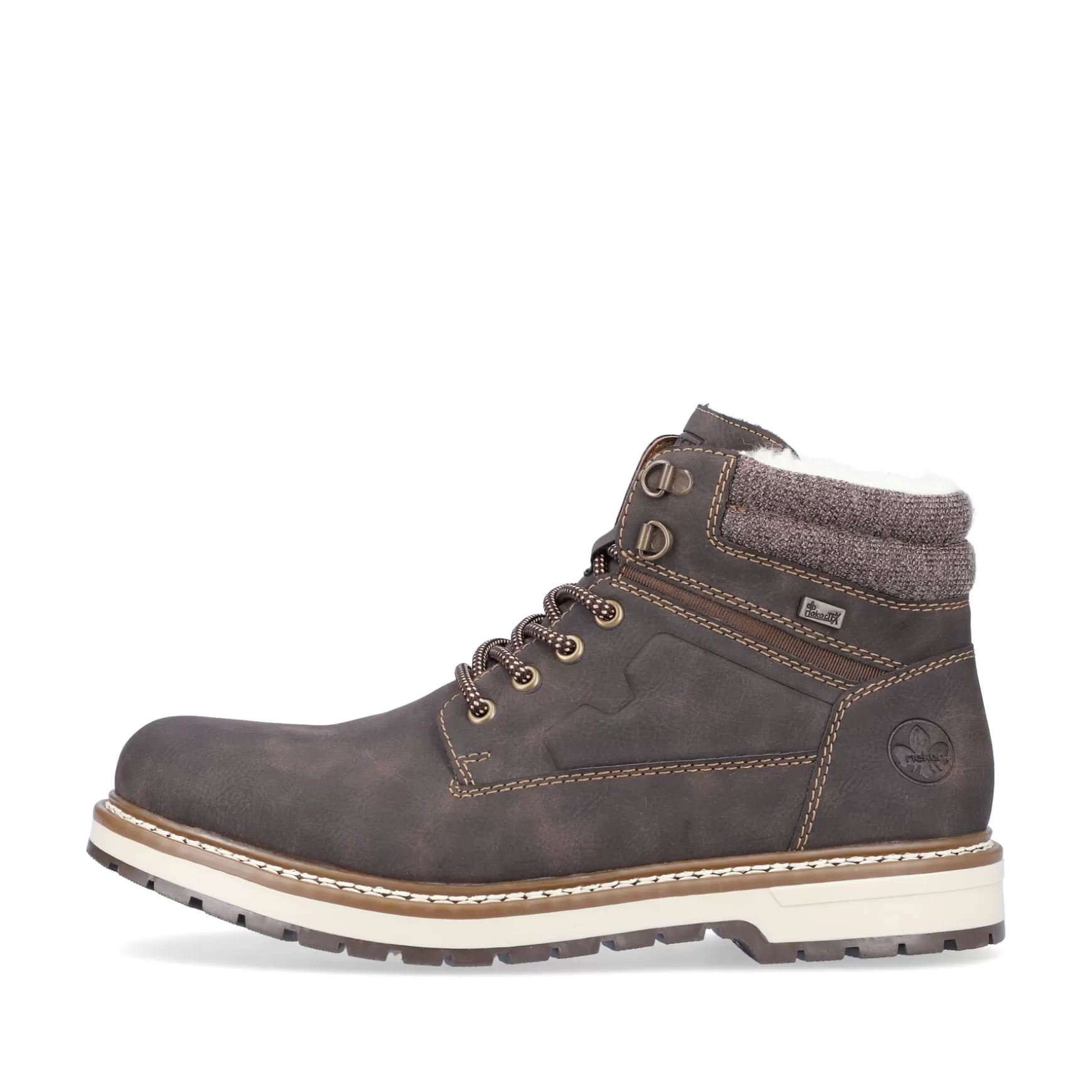 Men'S Laced Boots Espresso Brown-Rieker Store