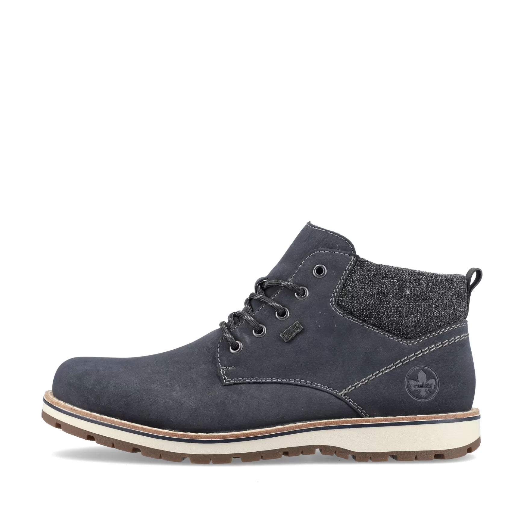 Men'S Laced Boots Pacific Blue-Rieker Flash Sale