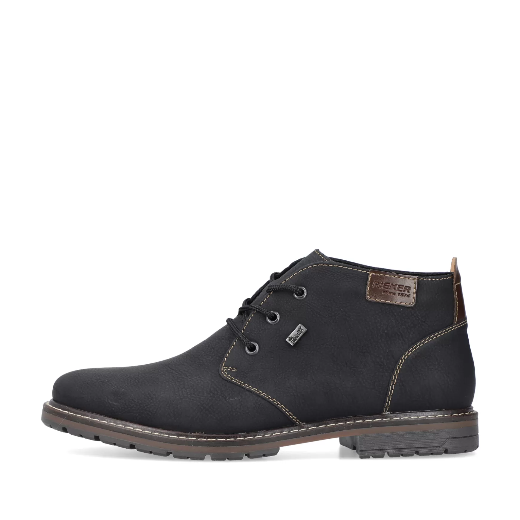 Men'S Lace-Up Shoes Asphalt Black-Rieker Hot