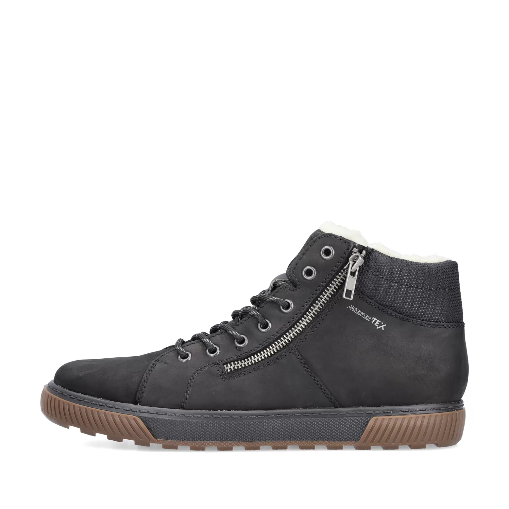 Men'S Lace-Up Shoes Asphalt Black-Rieker Flash Sale