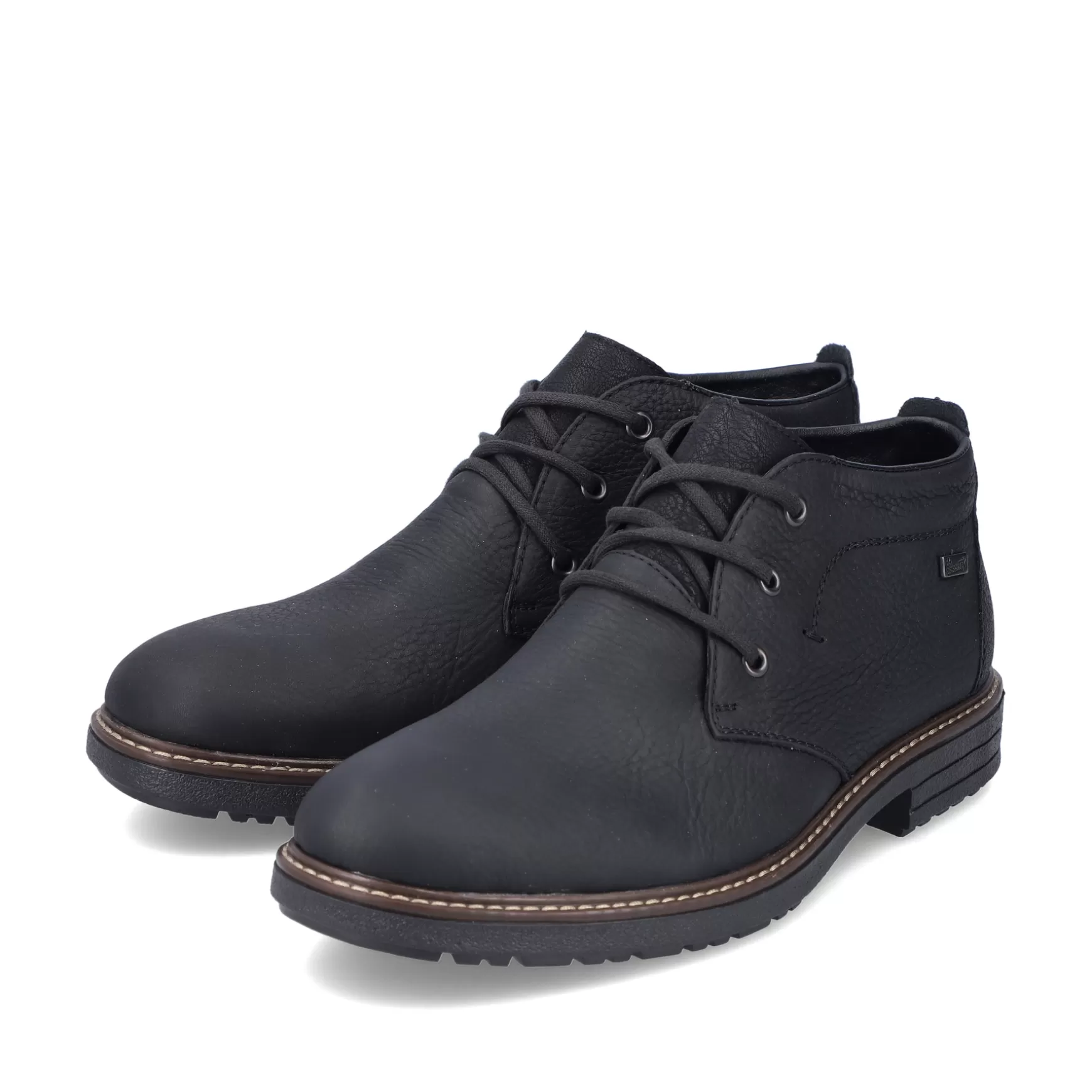 Men'S Lace-Up Shoes Asphalt Black-Rieker Sale