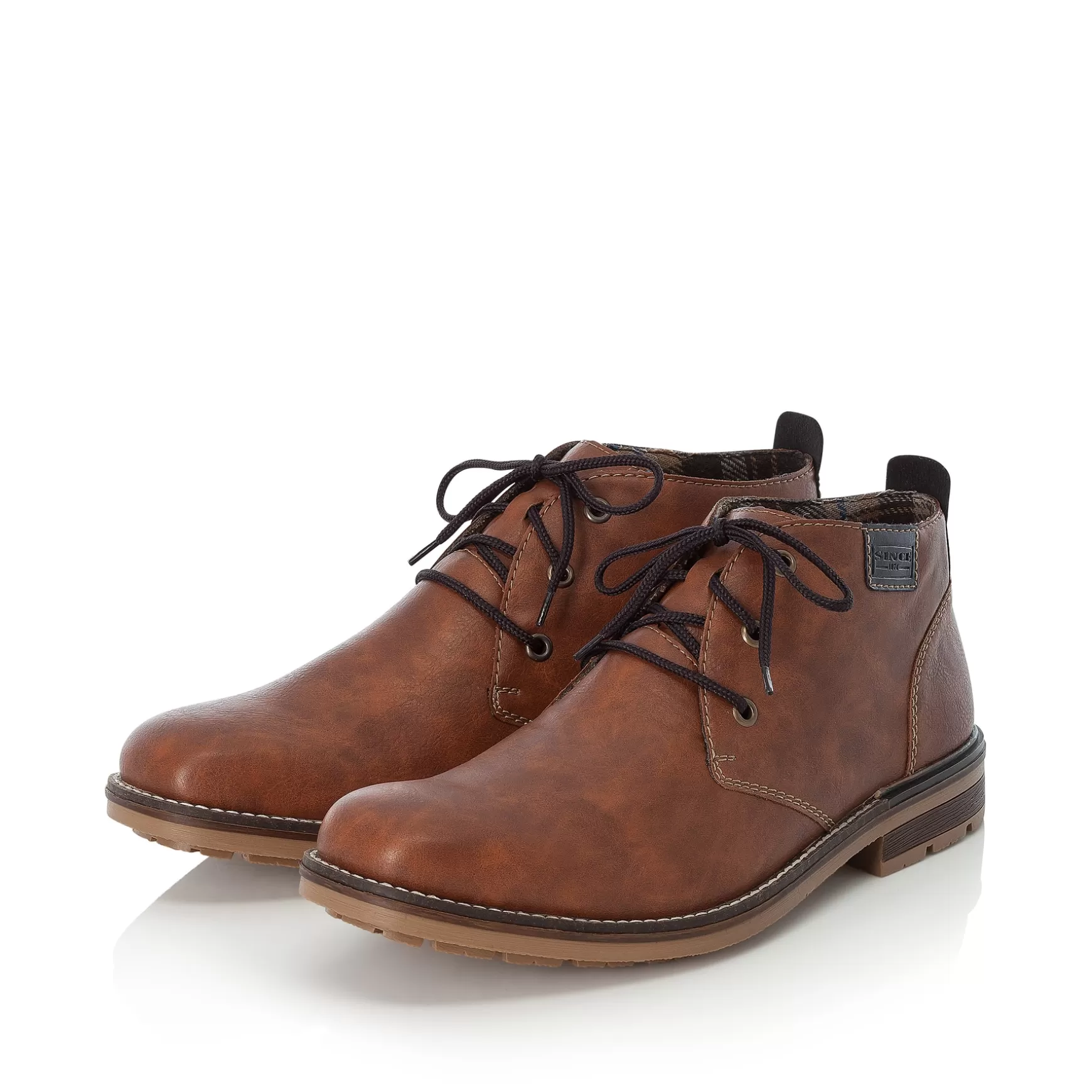 Men'S Lace-Up Shoes Caramel Brown-Rieker Online