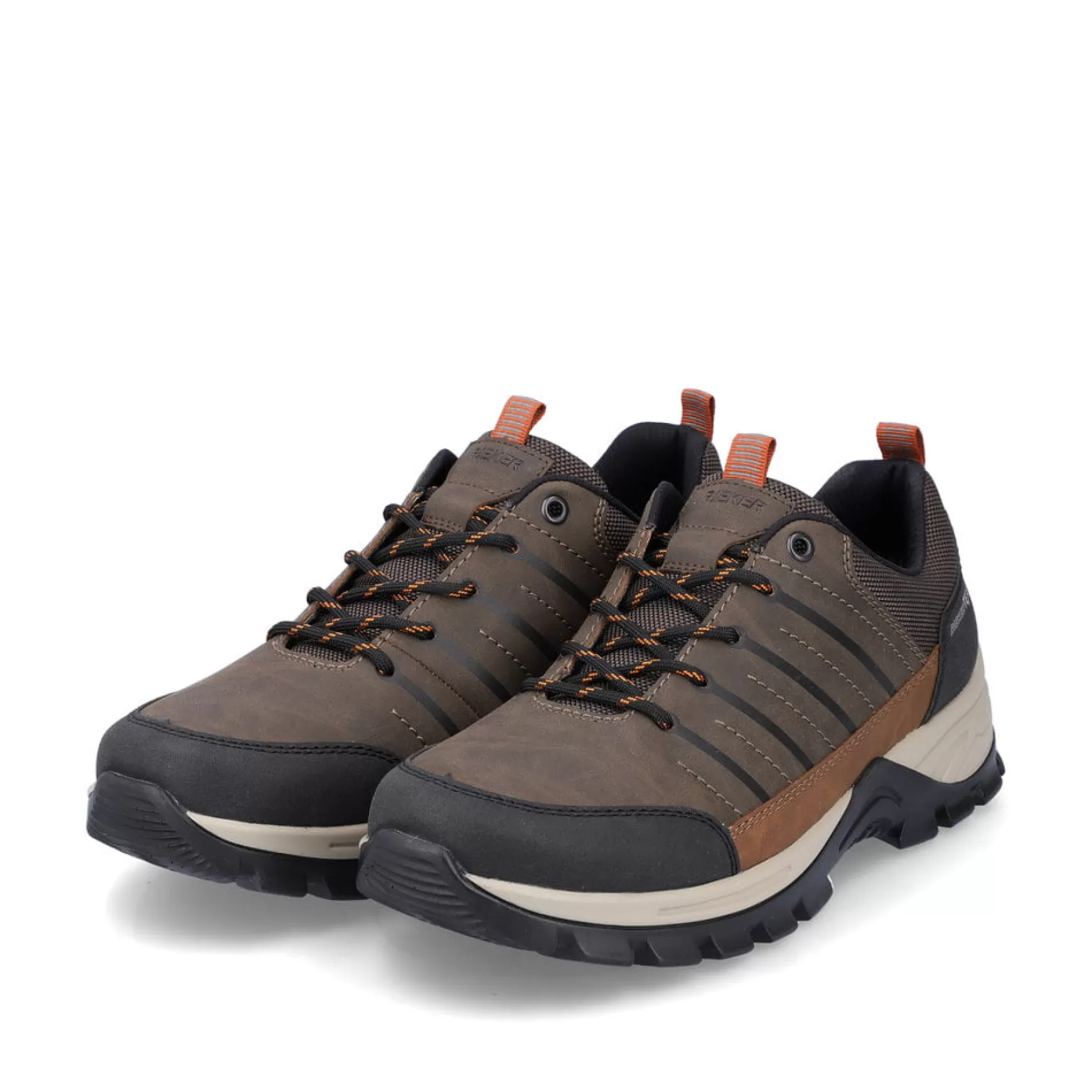 Men'S Lace-Up Shoes Chestnut Brown-Rieker Best