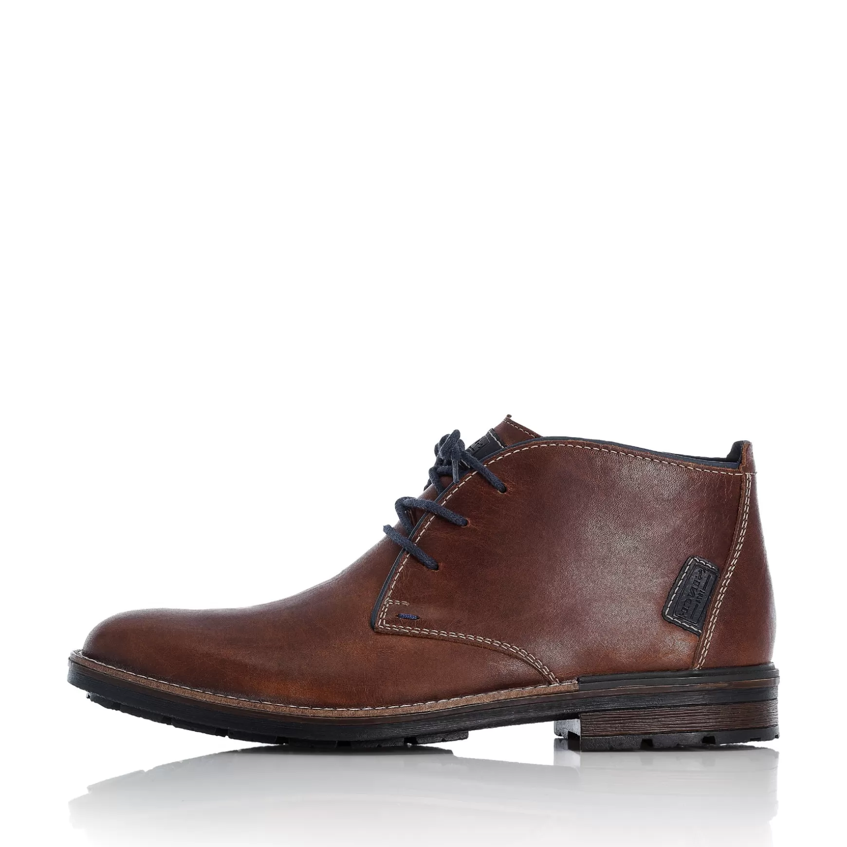 Men'S Lace-Up Shoes Chestnut Brown-Rieker Fashion