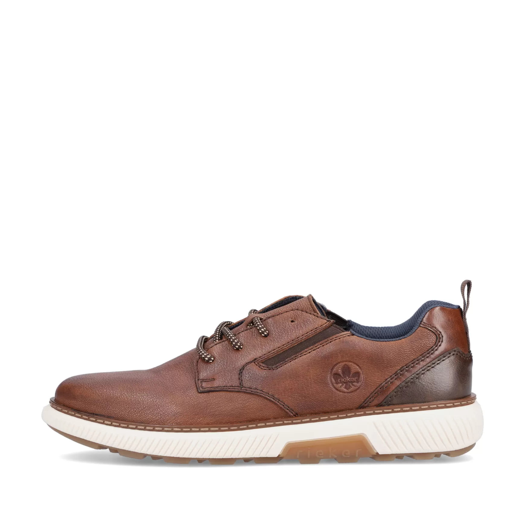 Men'S Lace-Up Shoes Chestnut Brown-Rieker Sale