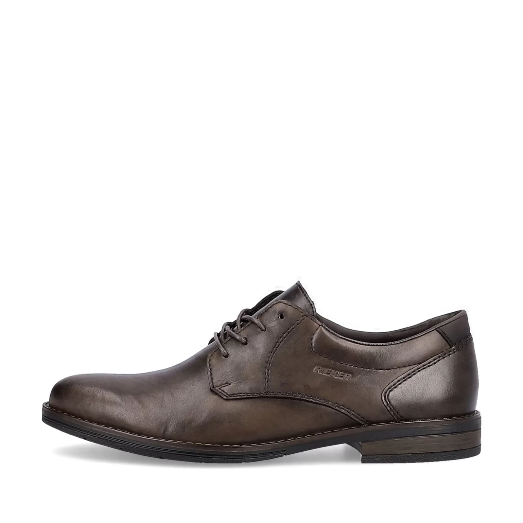 Men'S Lace-Up Shoes Dark Brown-Rieker Online