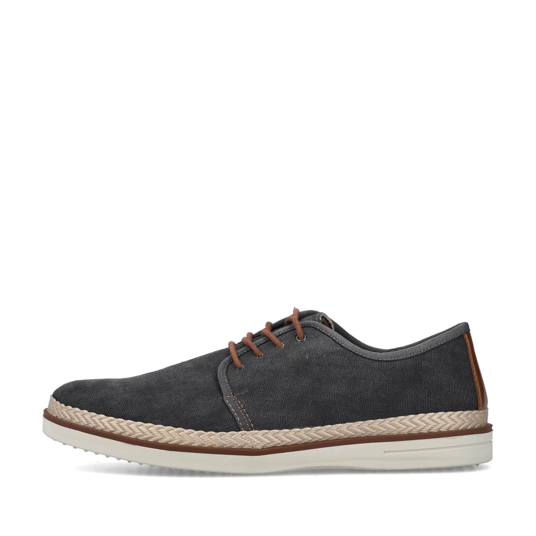 Men'S Lace-Up Shoes Dark Grey-Rieker Discount