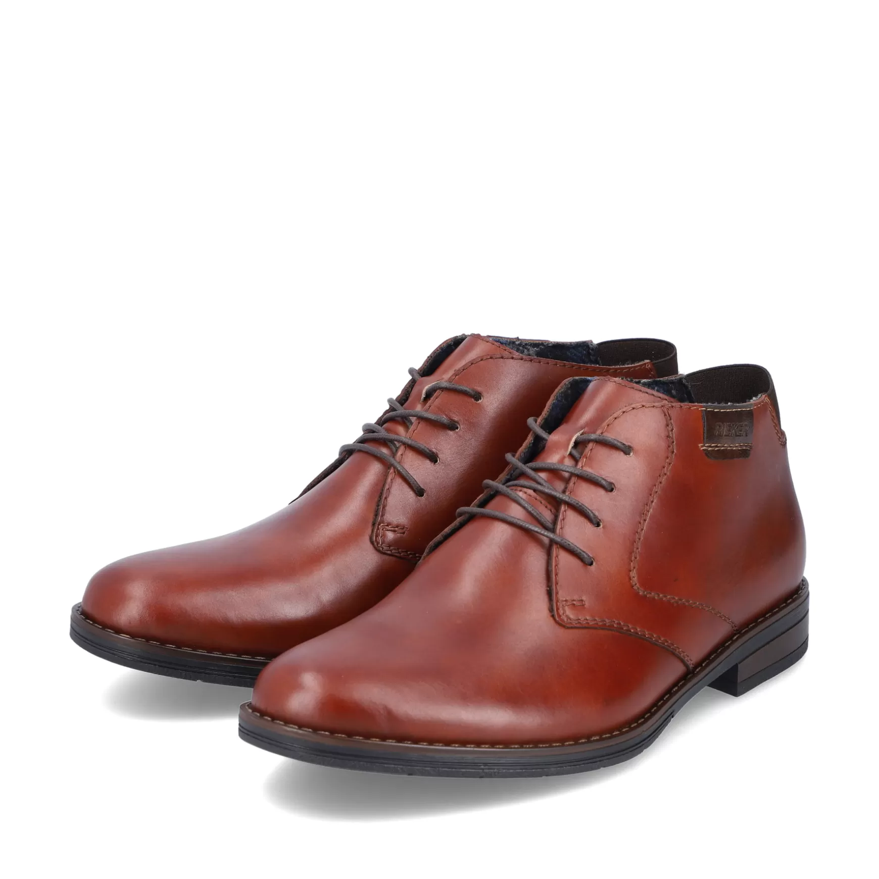 Men'S Lace-Up Shoes Fox Brown-Rieker Cheap