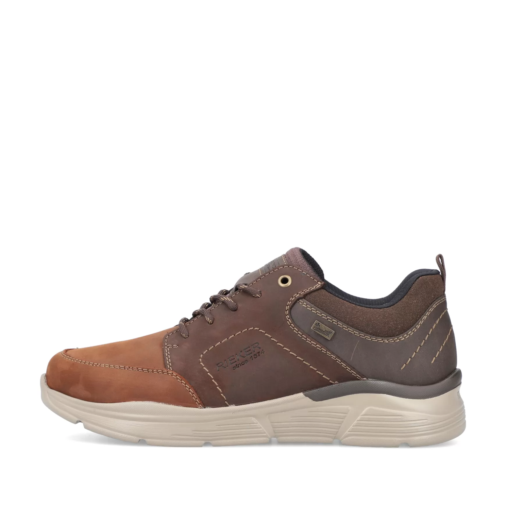 Men'S Lace-Up Shoes Fox Brown-Rieker Online